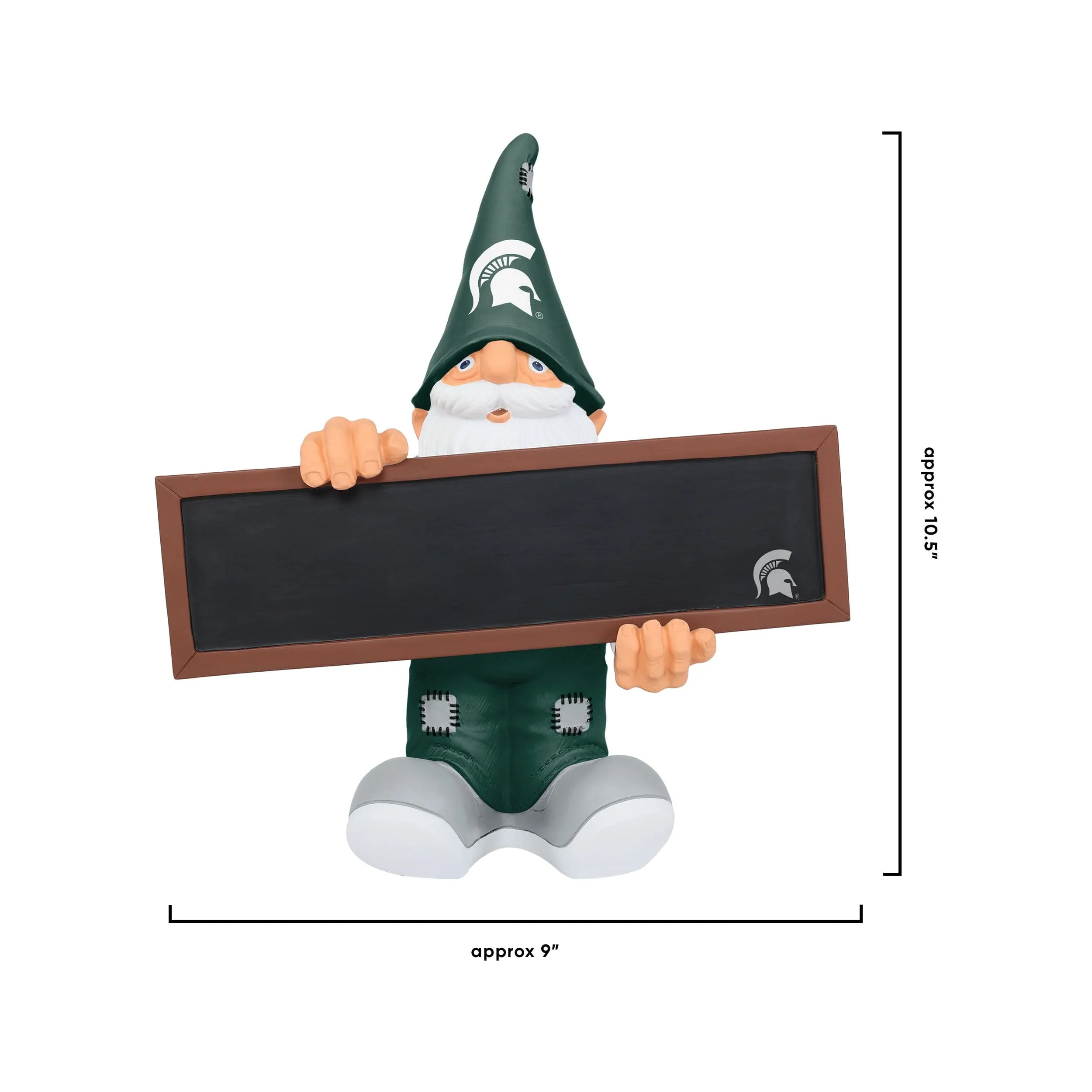 Michigan State Spartans NCAA Chalkboard Sign Gnome - Image 4