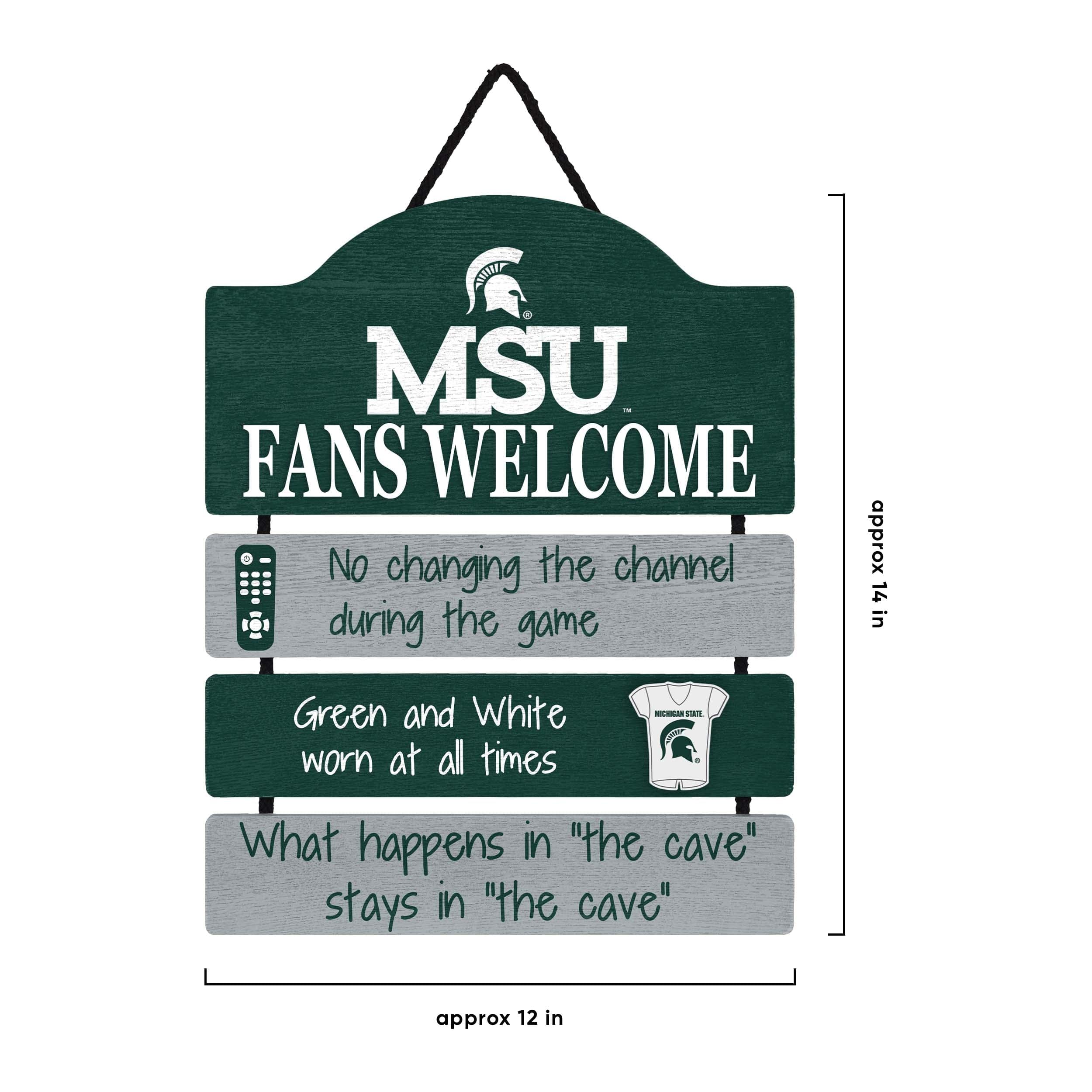 Michigan State Spartans NCAA Fancave Sign - Image 3
