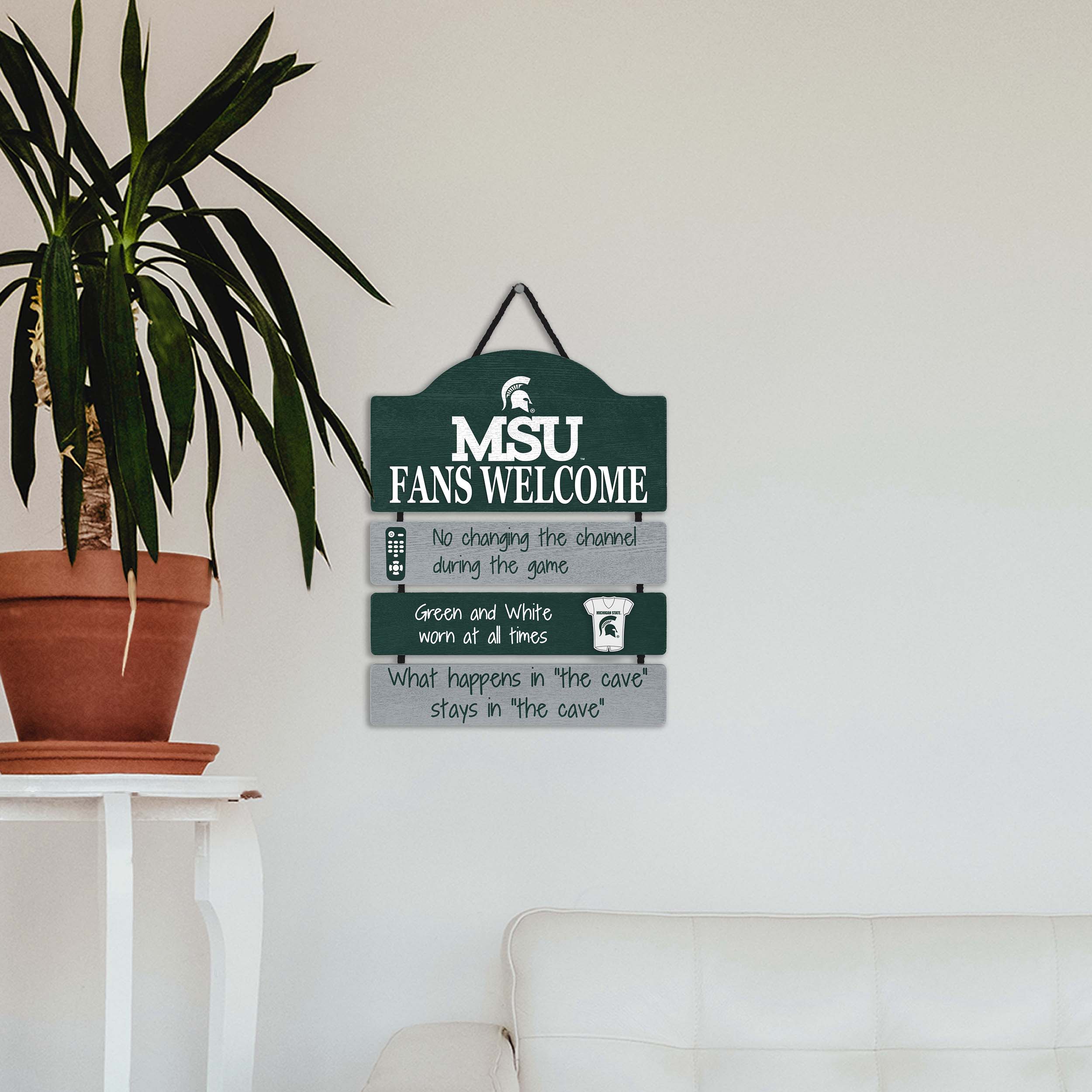 Michigan State Spartans NCAA Fancave Sign - Image 4