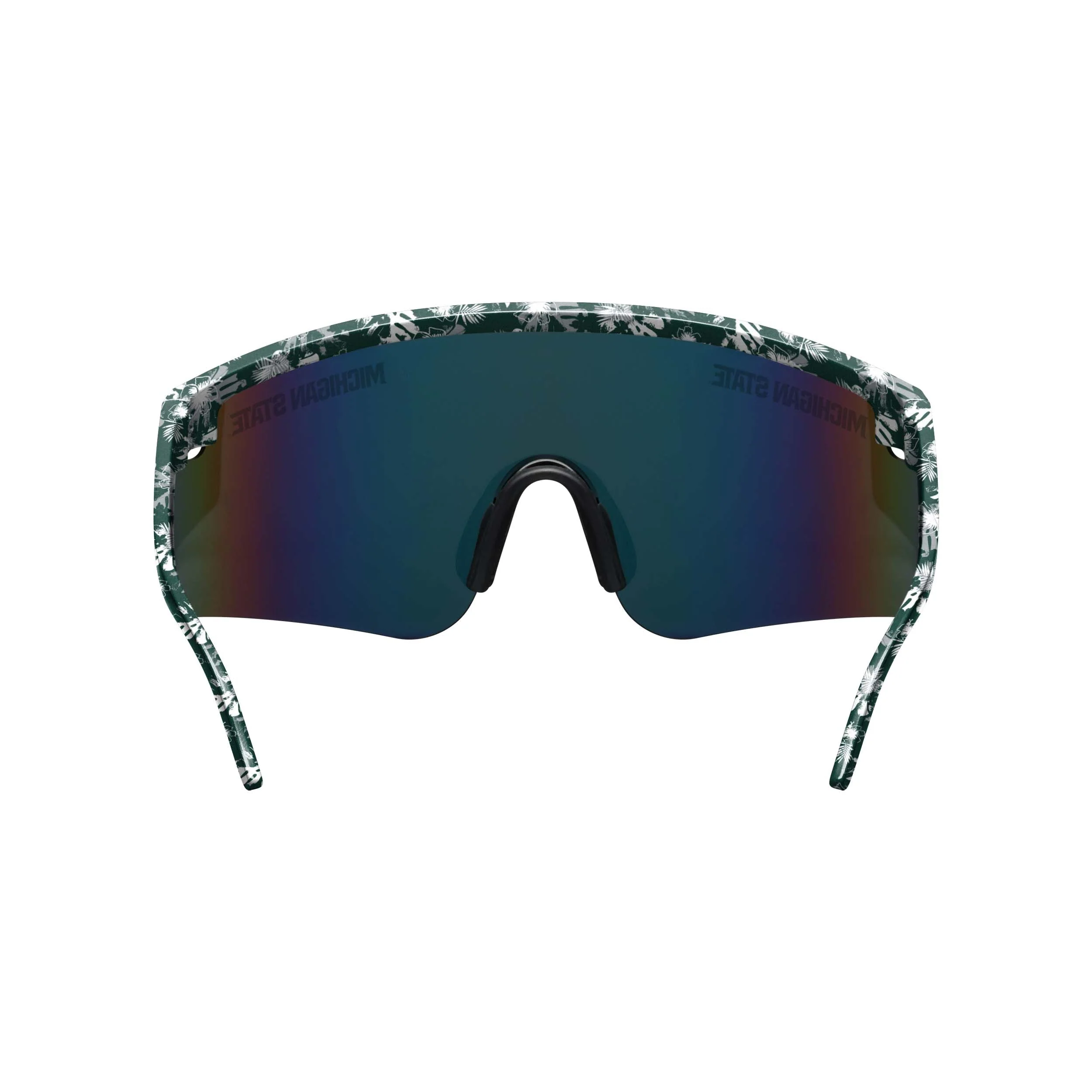 Michigan State Spartans NCAA Floral Large Frame Sunglasses - Image 5