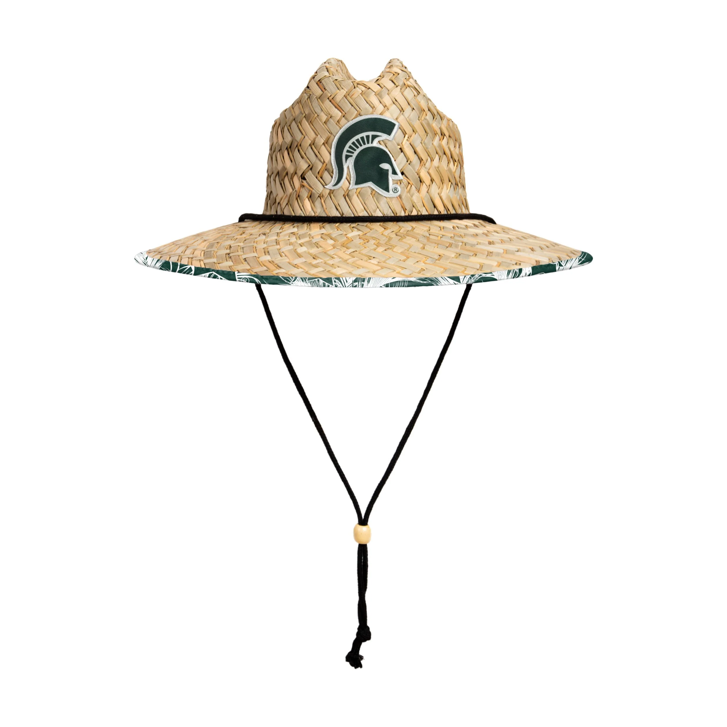 Michigan State Spartans NCAA Floral Straw Hat - Image 3
