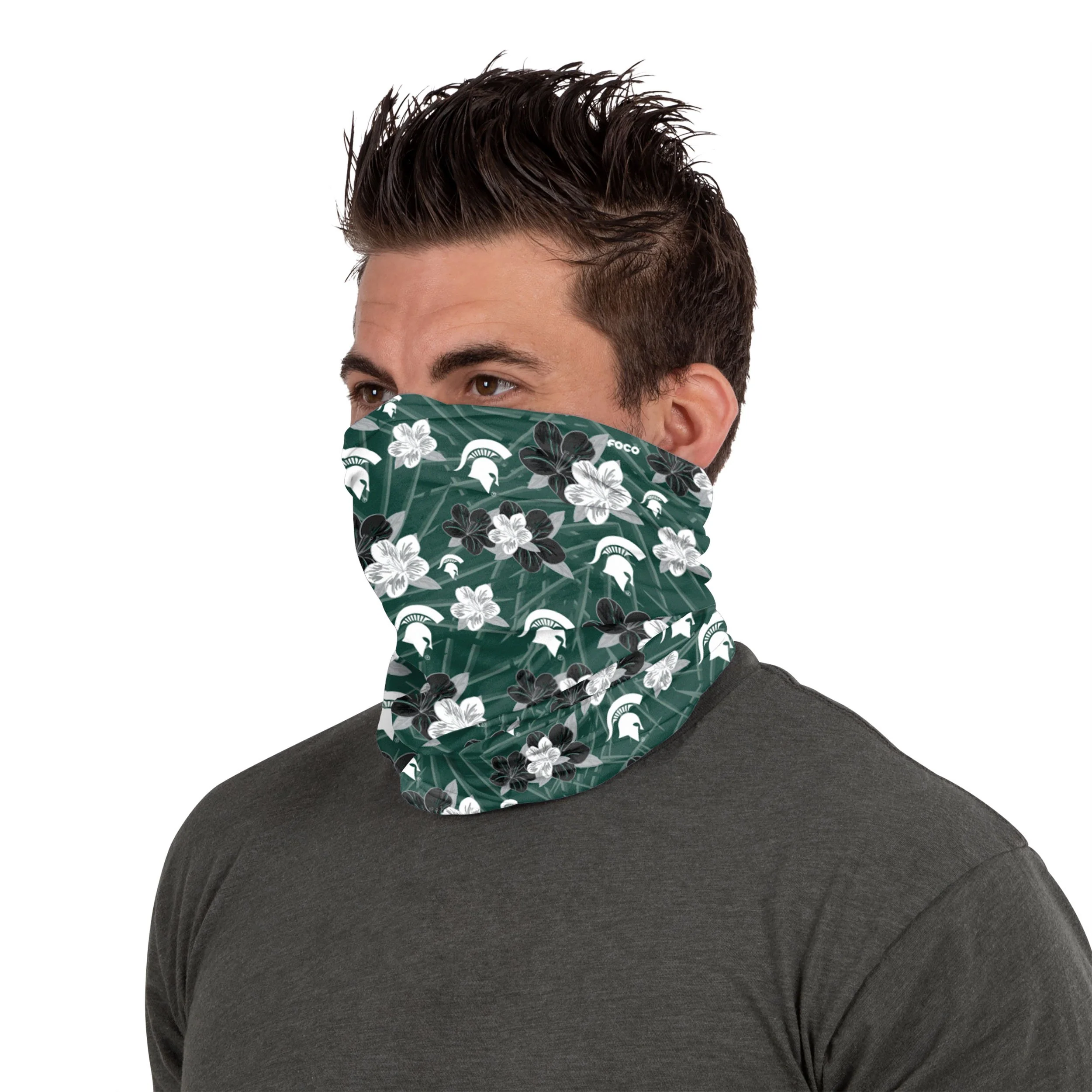 Michigan State Spartans NCAA Hibiscus Gaiter Scarf - Image 4
