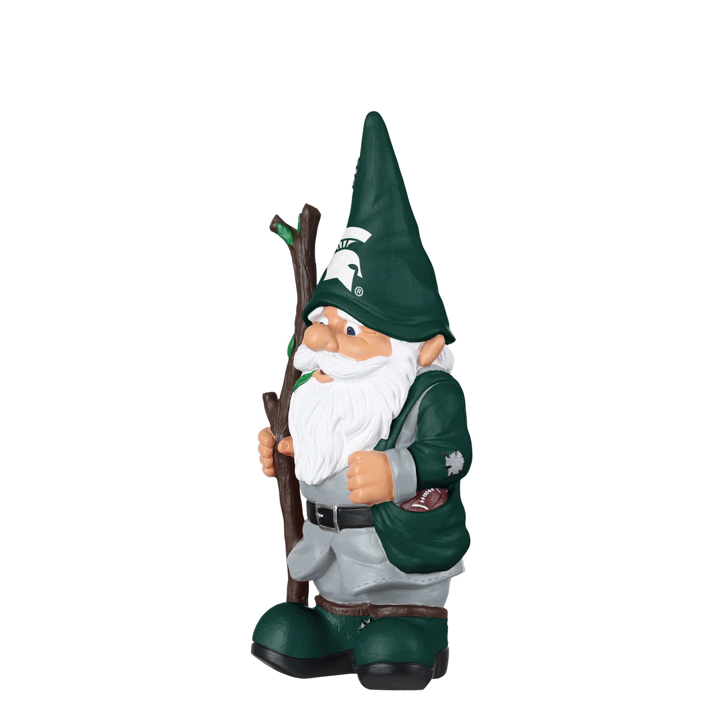Michigan State Spartans NCAA Holding Stick Gnome - Image 2