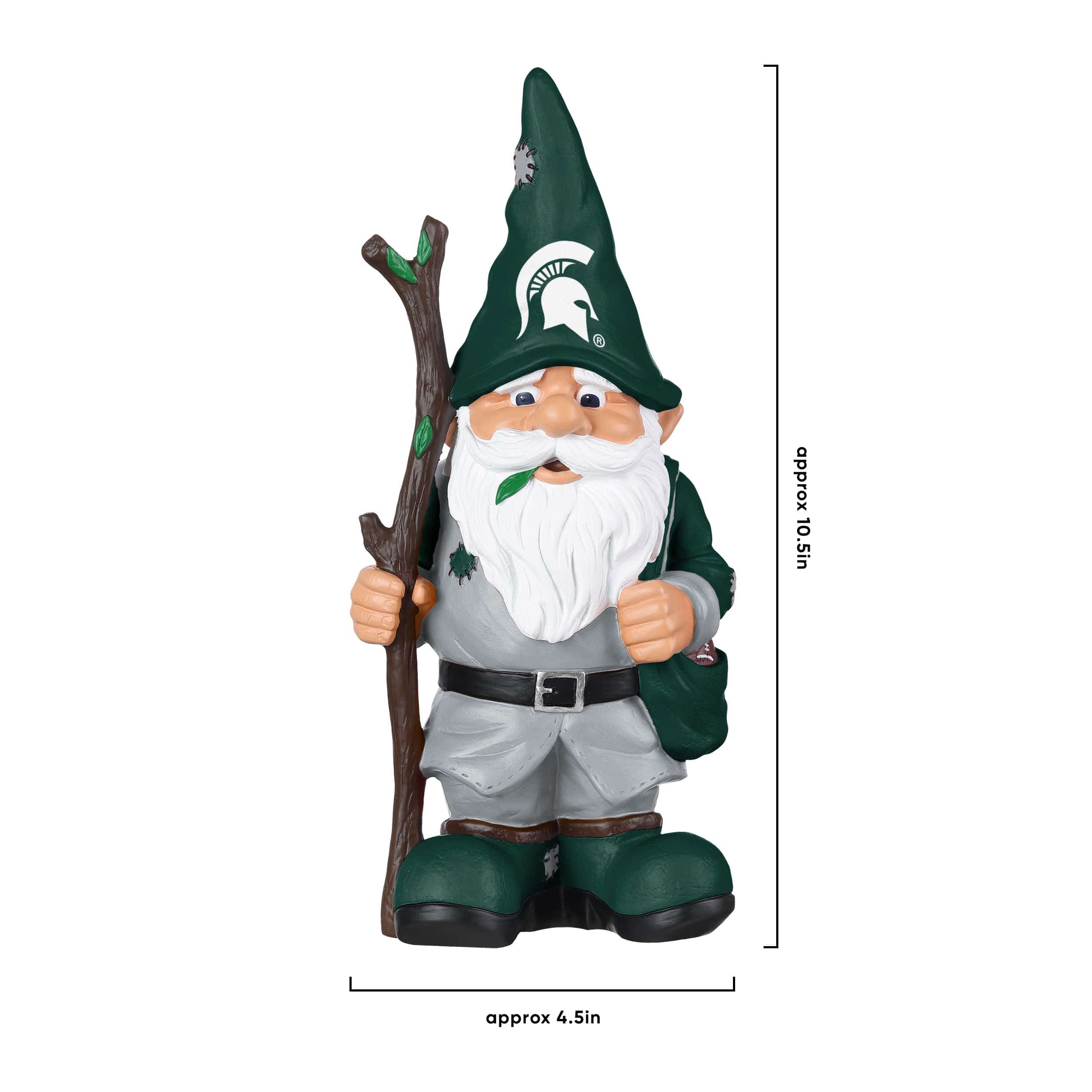 Michigan State Spartans NCAA Holding Stick Gnome - Image 4