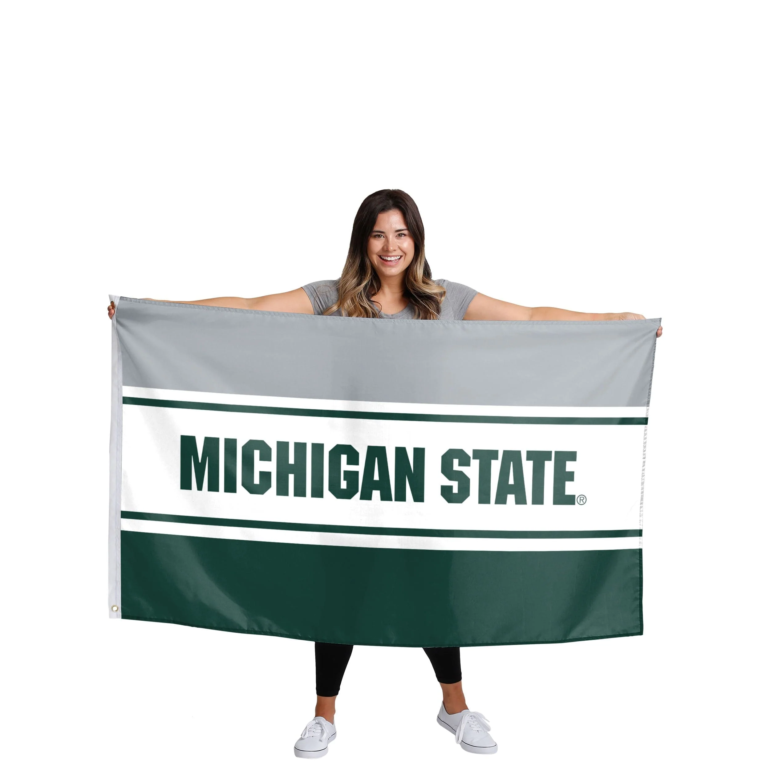 Michigan State Spartans NCAA Horizontal Flag - Image 3