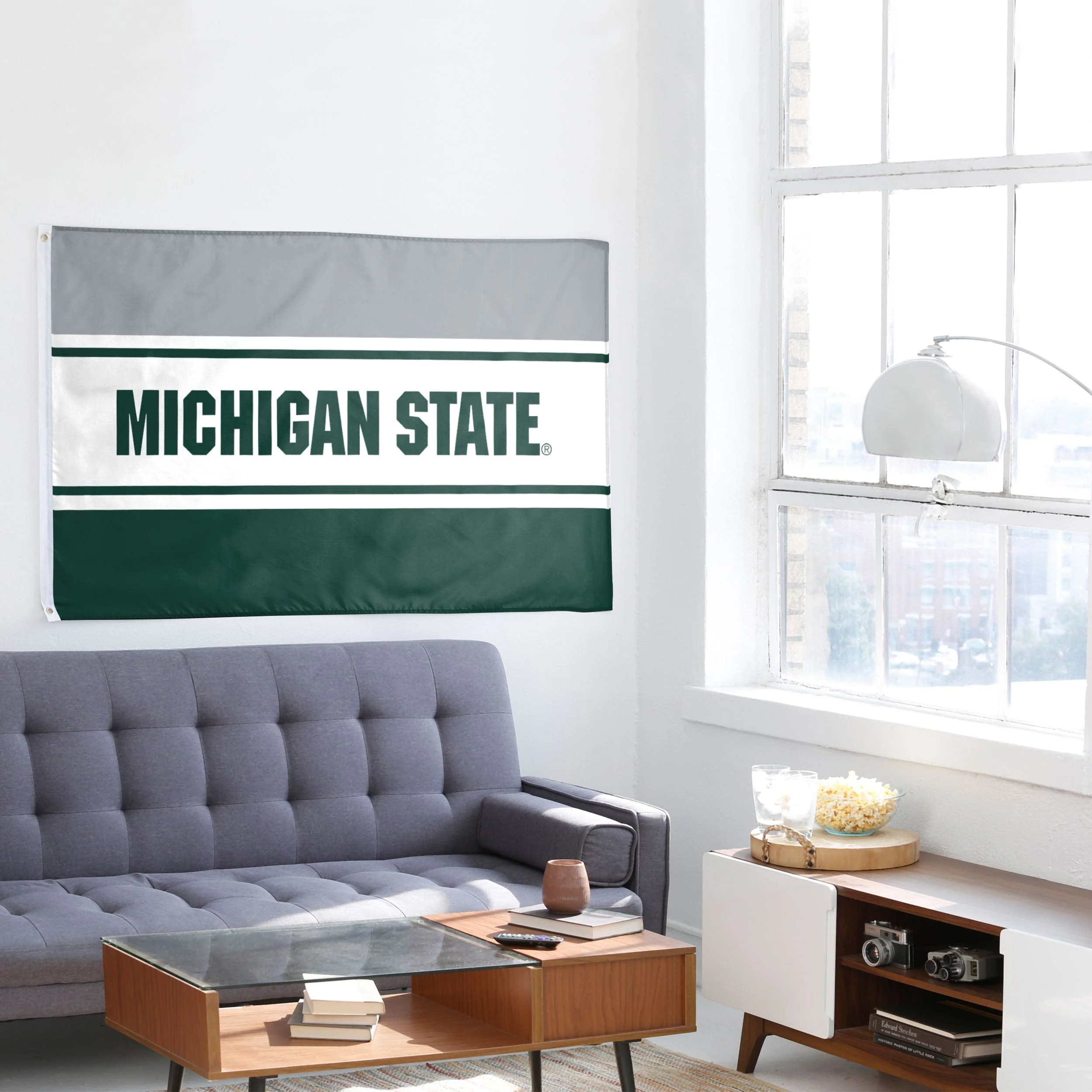 Michigan State Spartans NCAA Horizontal Flag - Image 5