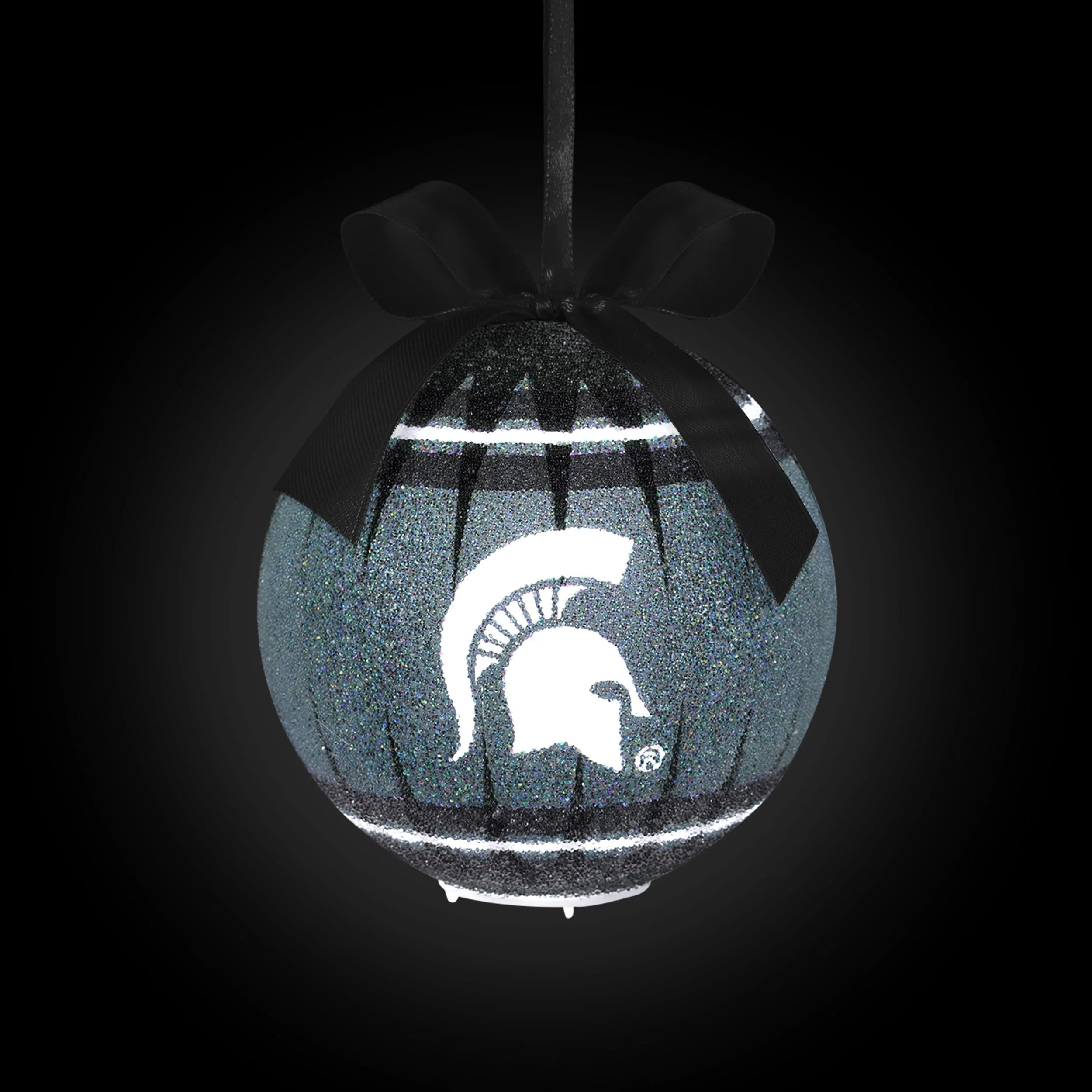 Michigan State Spartans NCAA LED Shatterproof Ball Ornament - Image 2