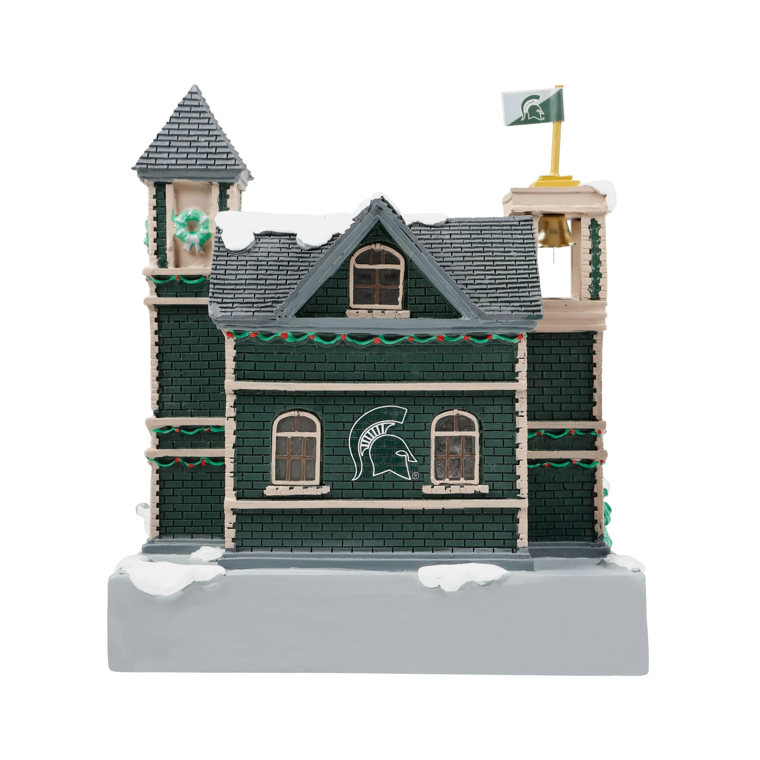 Michigan State Spartans NCAA Light Up Resin Team Firehouse - Image 5