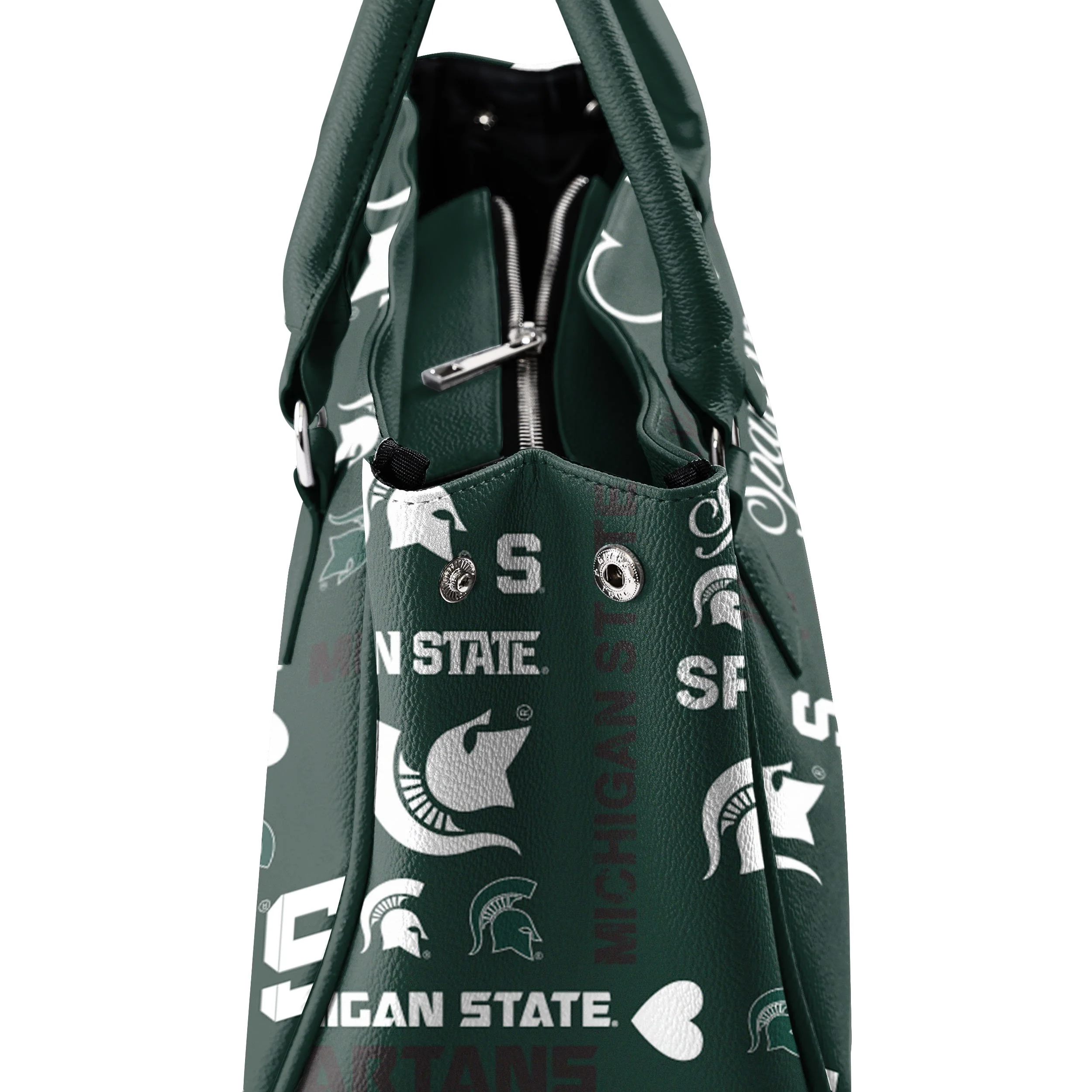 Michigan State Spartans NCAA Logo Love Purse - Image 4
