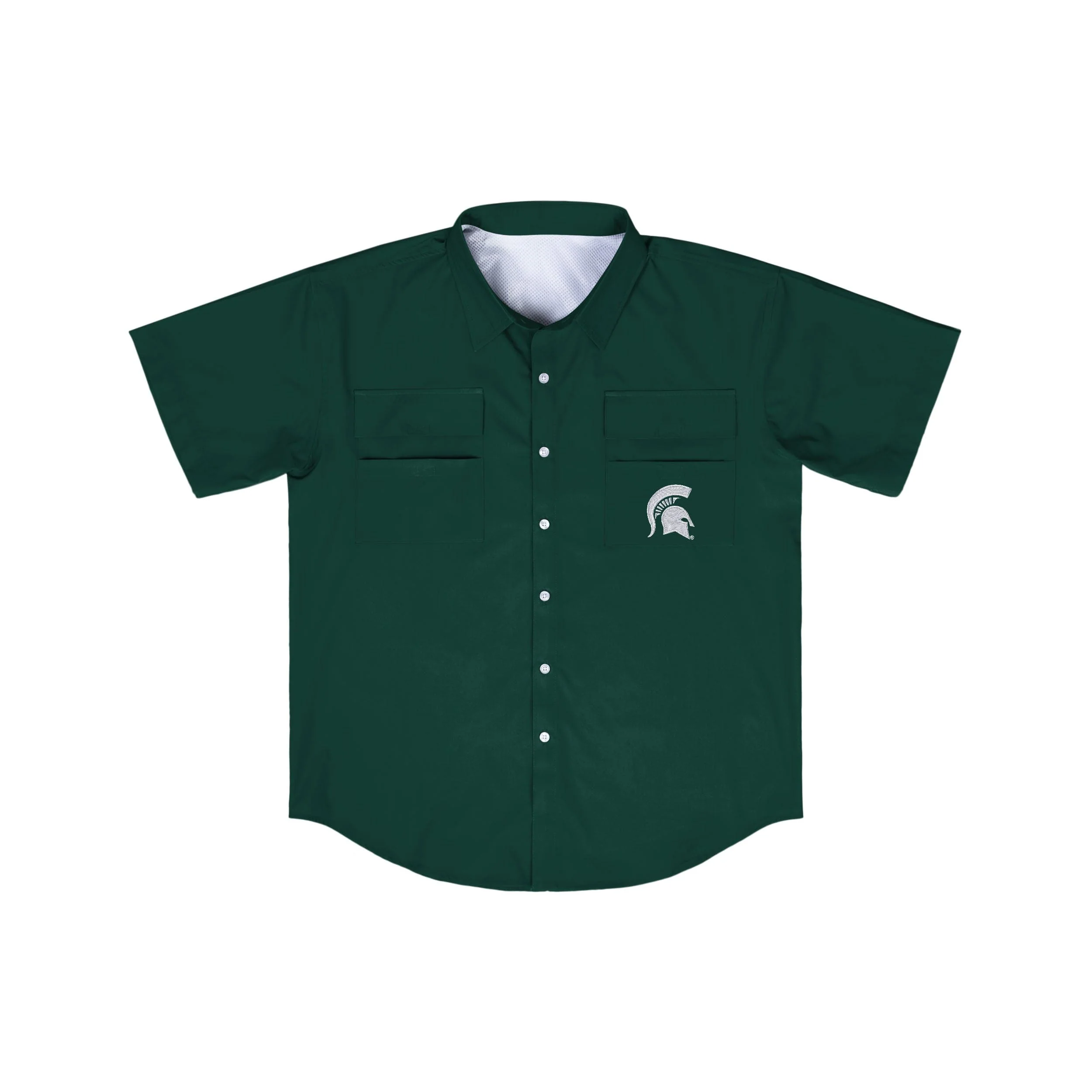 Michigan State Spartans NCAA Mens Gone Fishing Shirt - Image 7