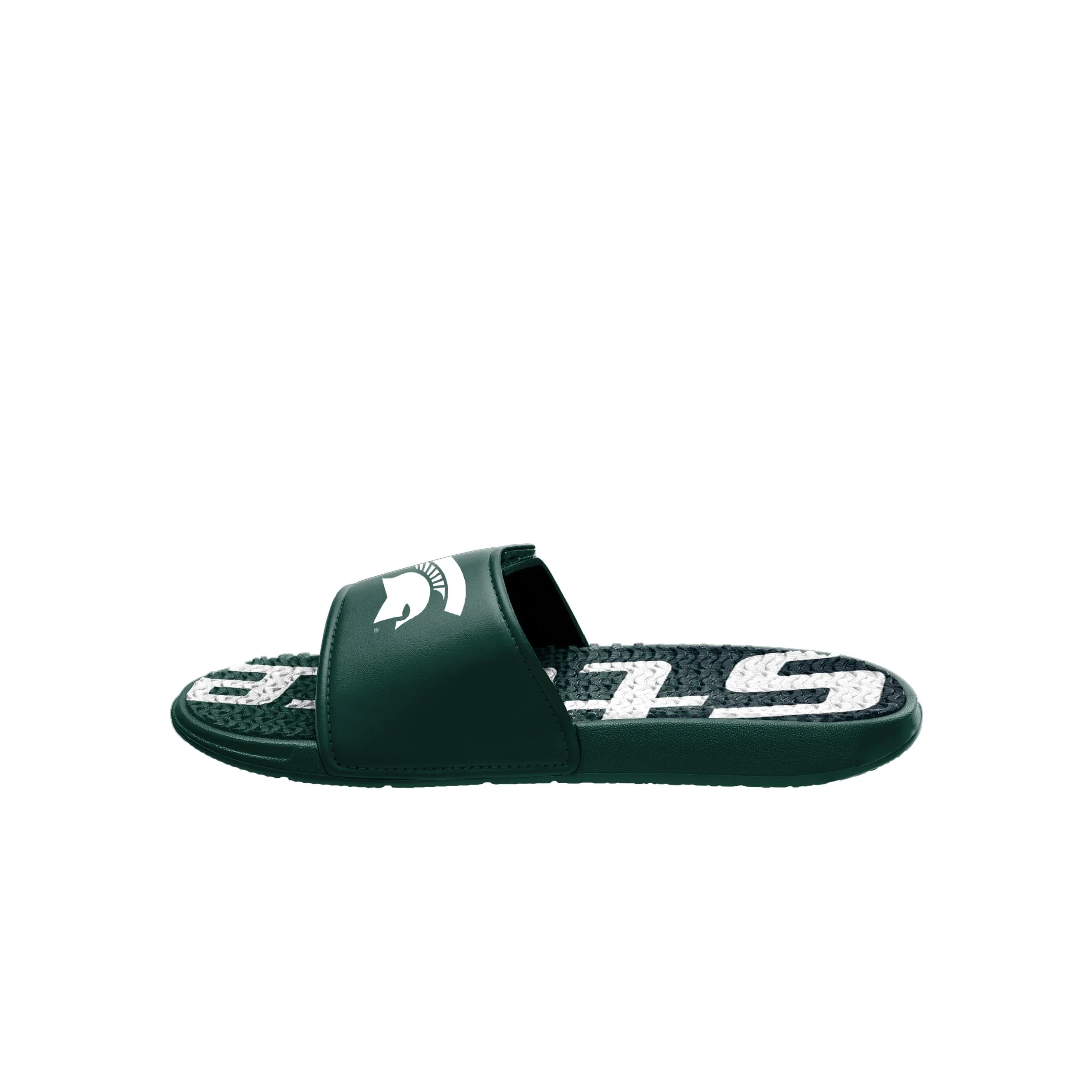 Michigan State Spartans NCAA Mens Gradient Wordmark Gel Slide - Image 4