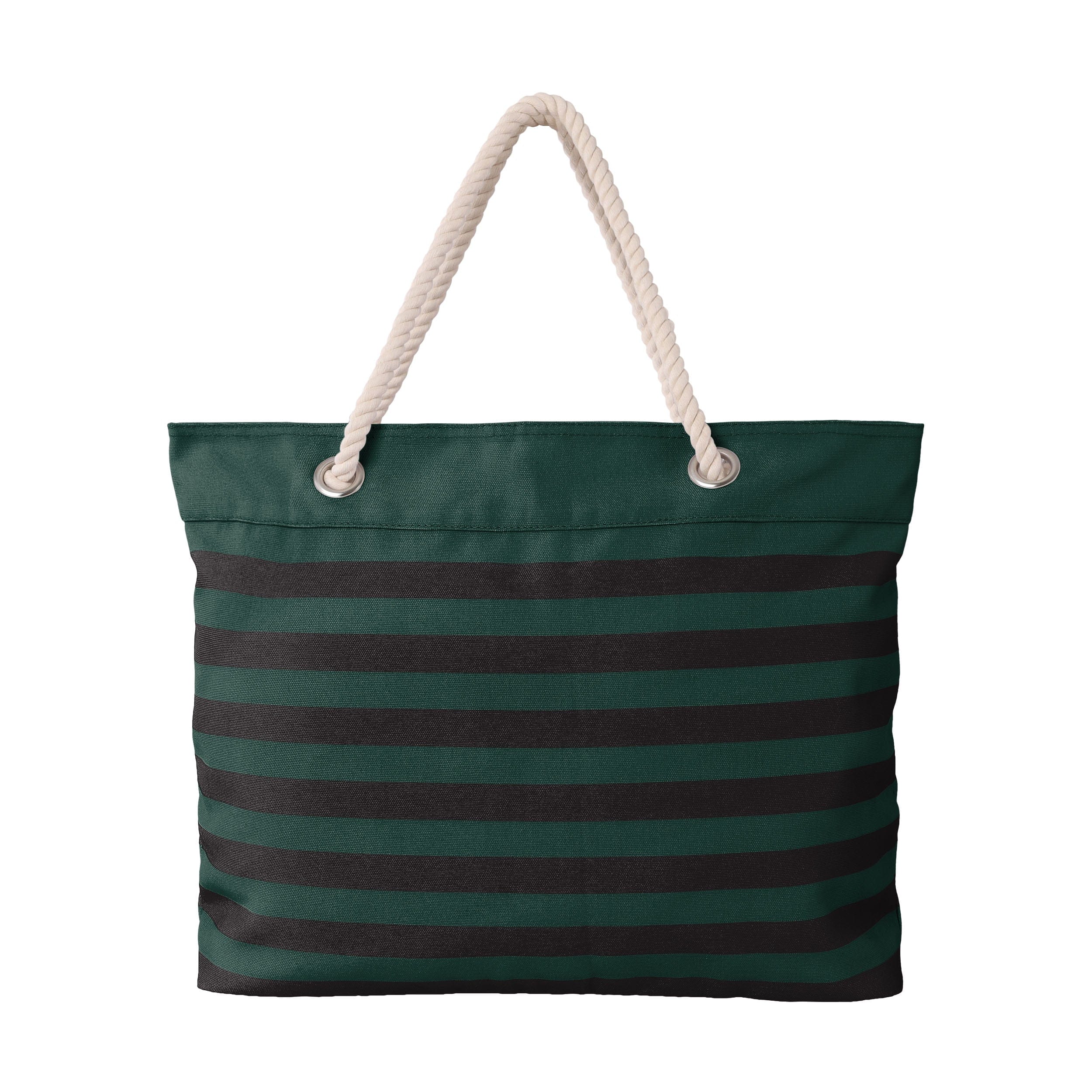 Michigan State Spartans NCAA Nautical Stripe Tote Bag - Image 3