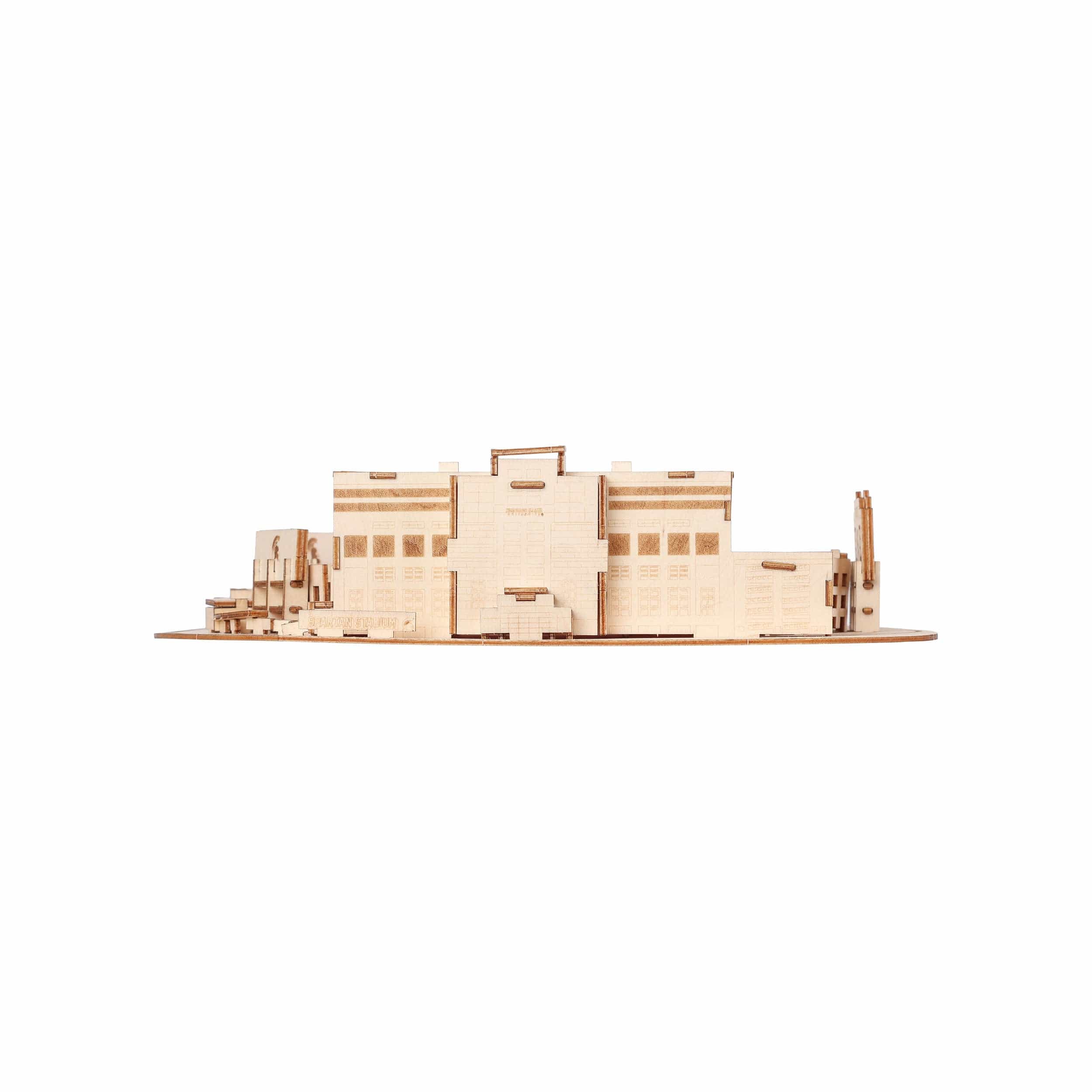 Michigan State Spartans NCAA Spartan Stadium Wood PZLZ Stadium - Image 2