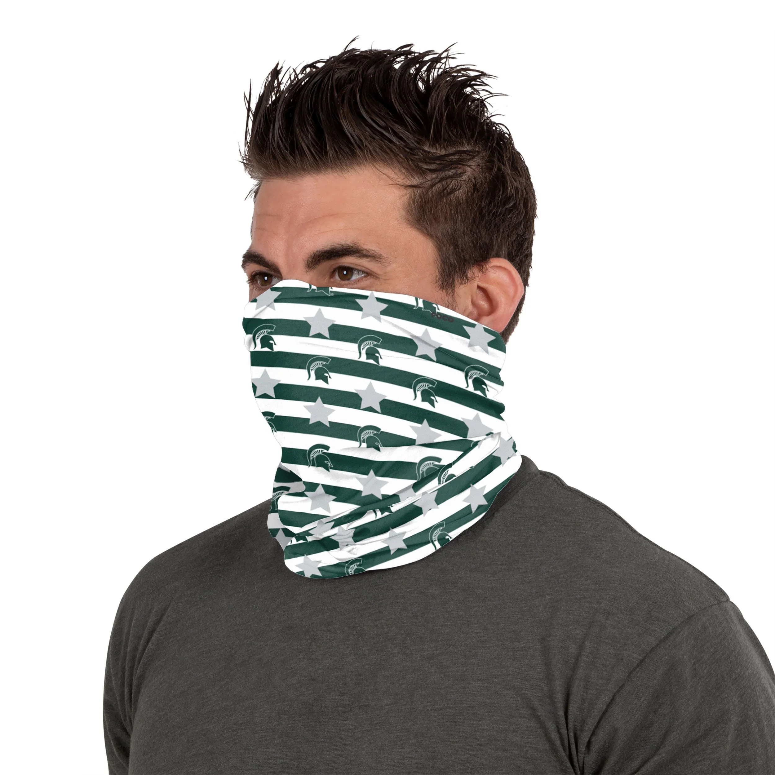 Michigan State Spartans NCAA Stars & Stripes Gaiter Scarf - Image 4