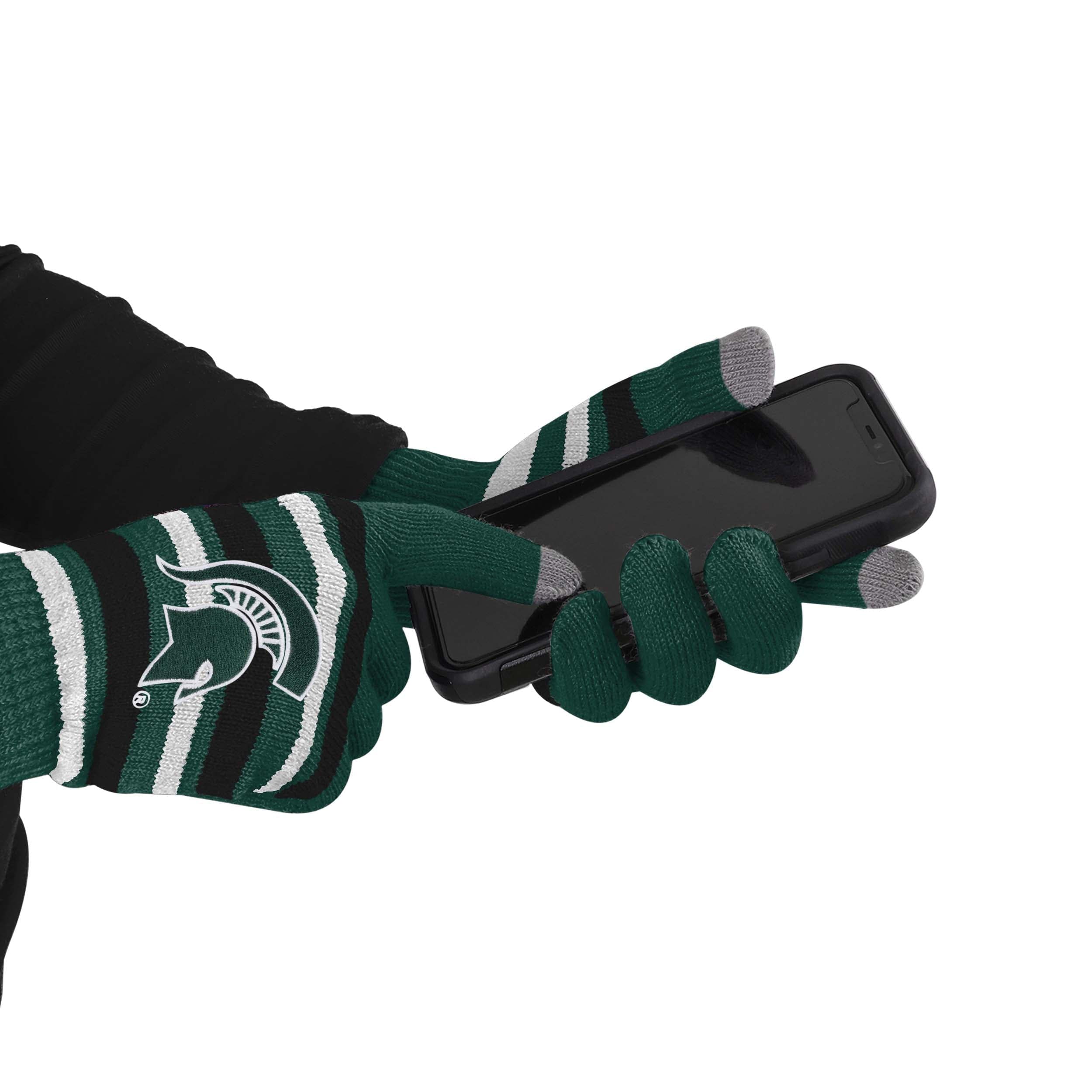 Michigan State Spartans NCAA Stretch Gloves - Image 2