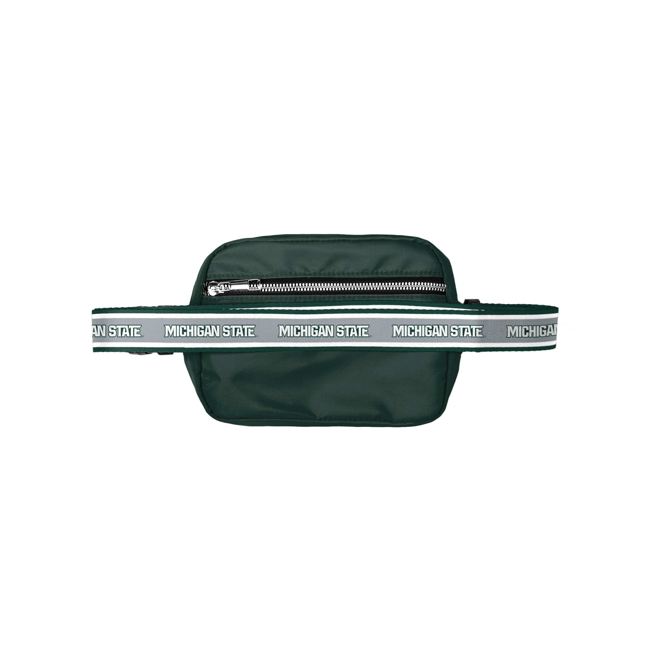 Michigan State Spartans NCAA Team Wordmark Crossbody Belt Bag - Image 2