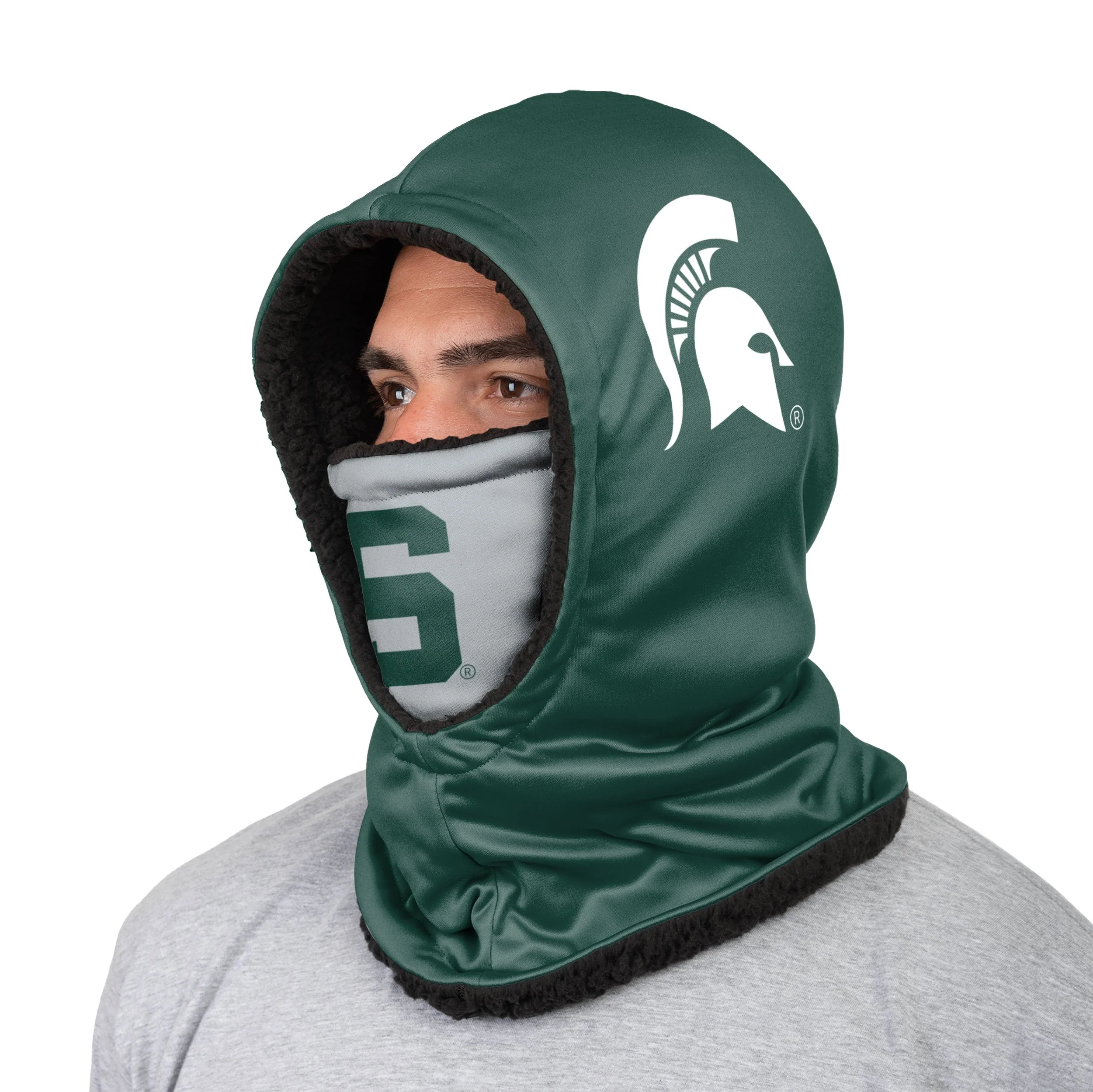 Michigan State Spartans NCAA Thematic Hooded Gaiter - Image 2