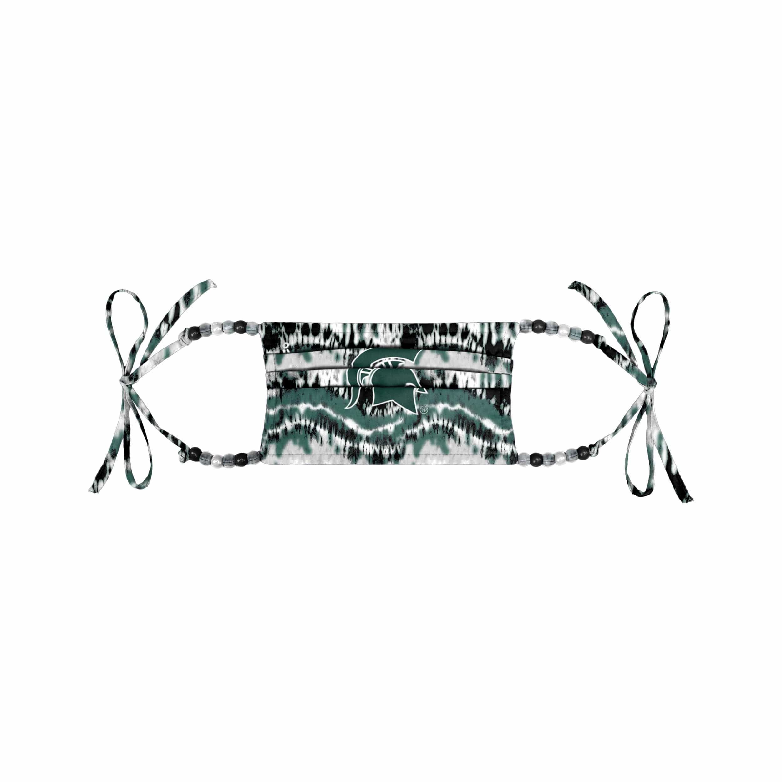 Michigan State Spartans NCAA Tie-Dye Beaded Tie-Back Face Cover - Image 5