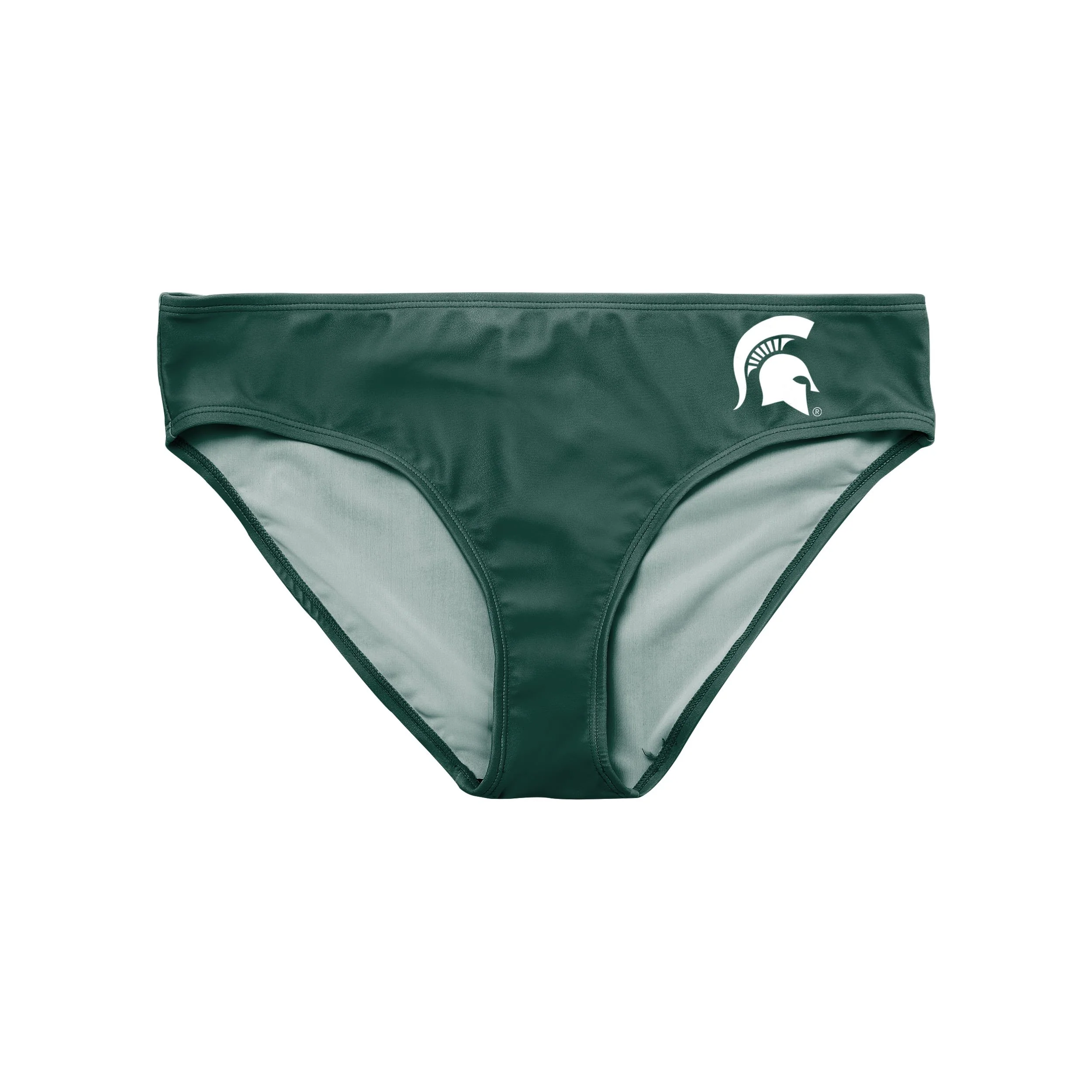 Michigan State Spartans NCAA Womens Mini Logo Bikini Bottom - Image 2