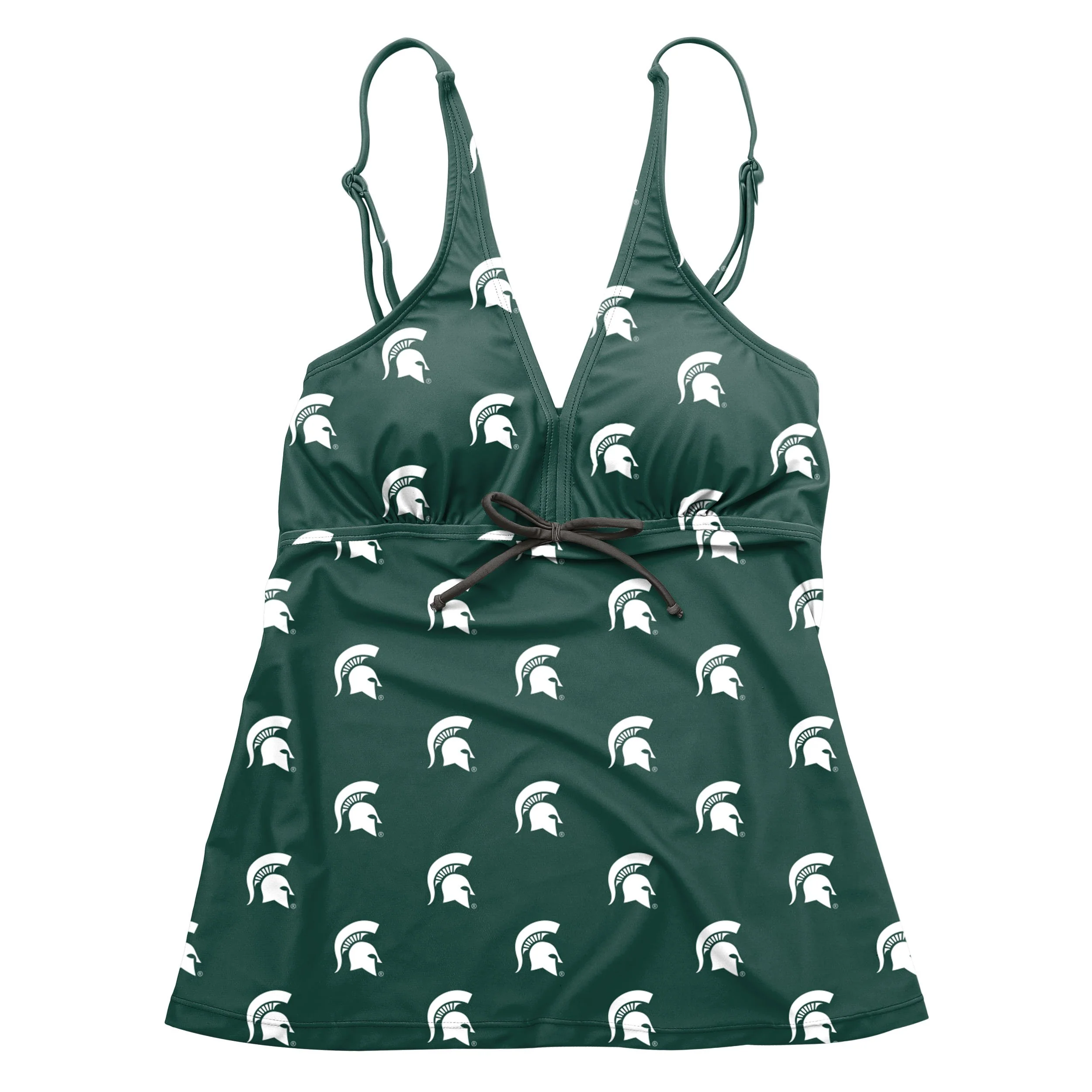 Michigan State Spartans NCAA Womens Mini Logo Tankini - Image 2