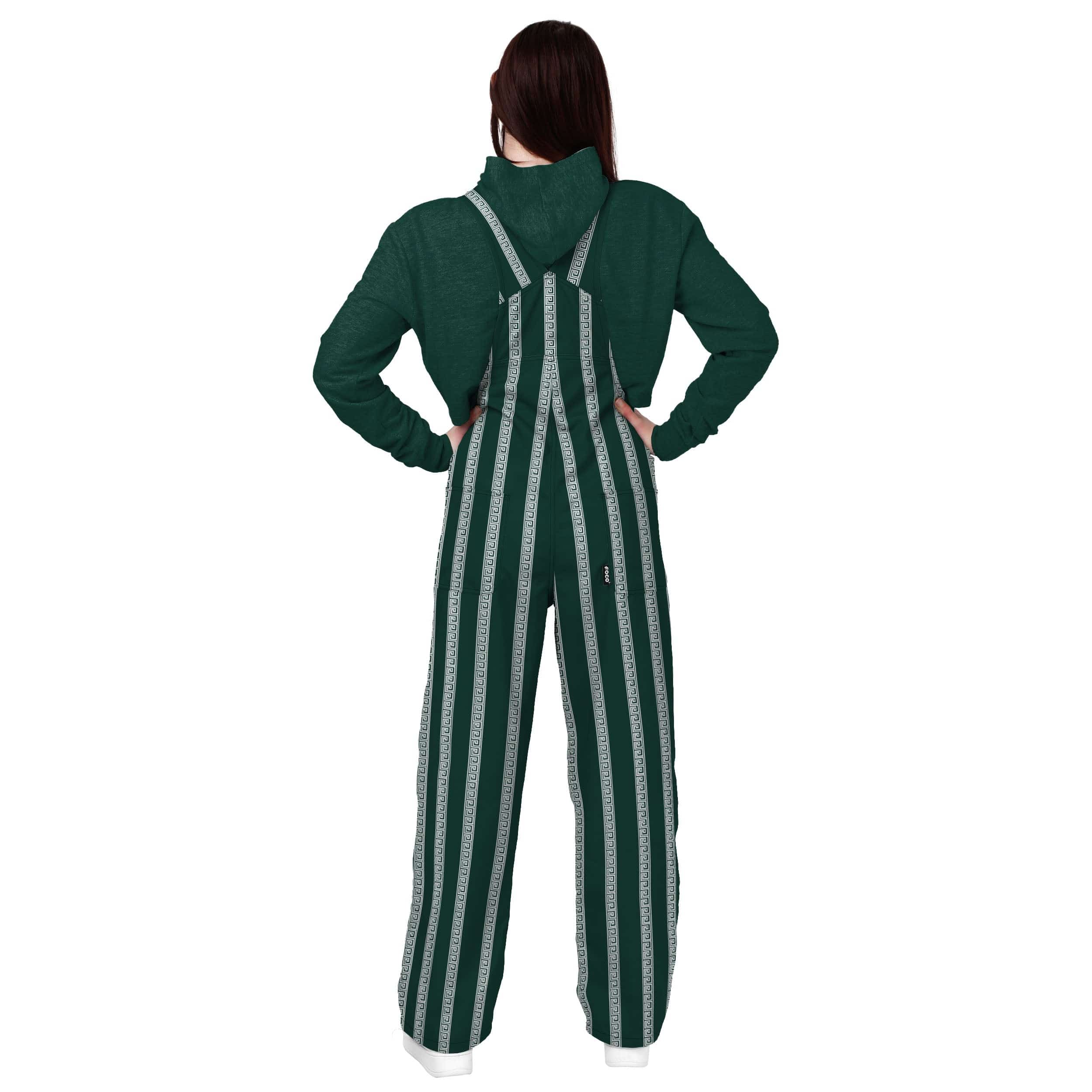 Michigan State Spartans NCAA Womens Sideline Spirit Bib Overalls - Image 2