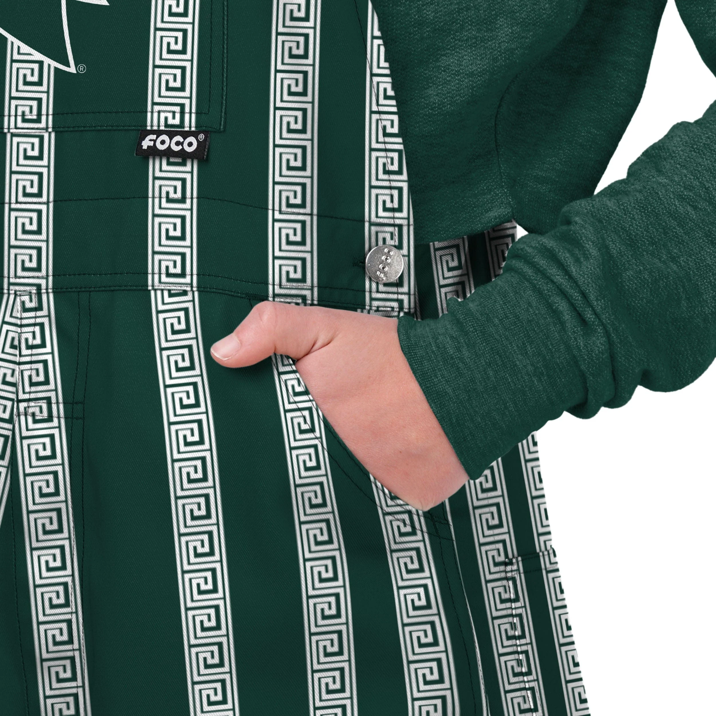 Michigan State Spartans NCAA Womens Sideline Spirit Bib Overalls - Image 5