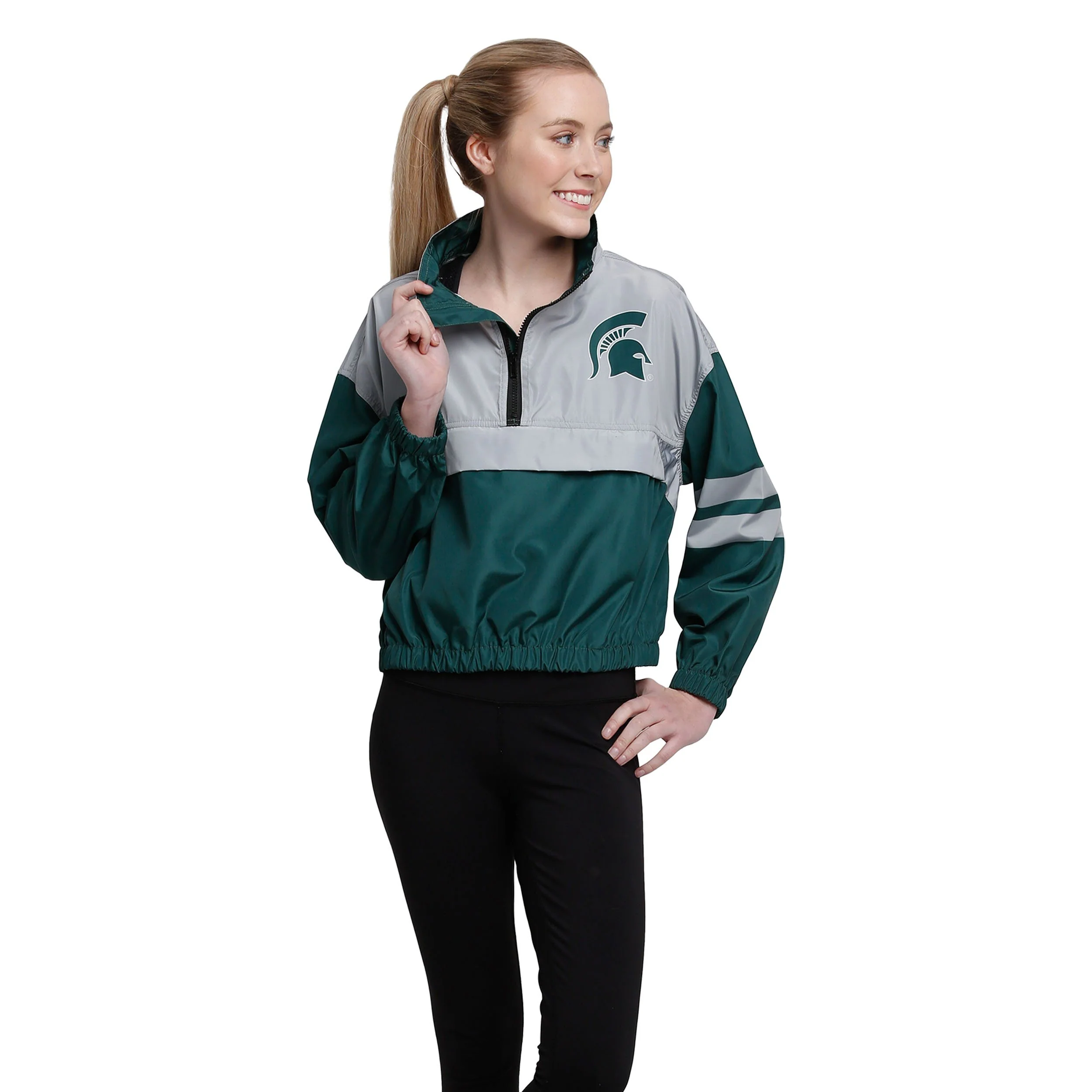 Michigan State Spartans NCAA Womens Winning Play Windbreaker