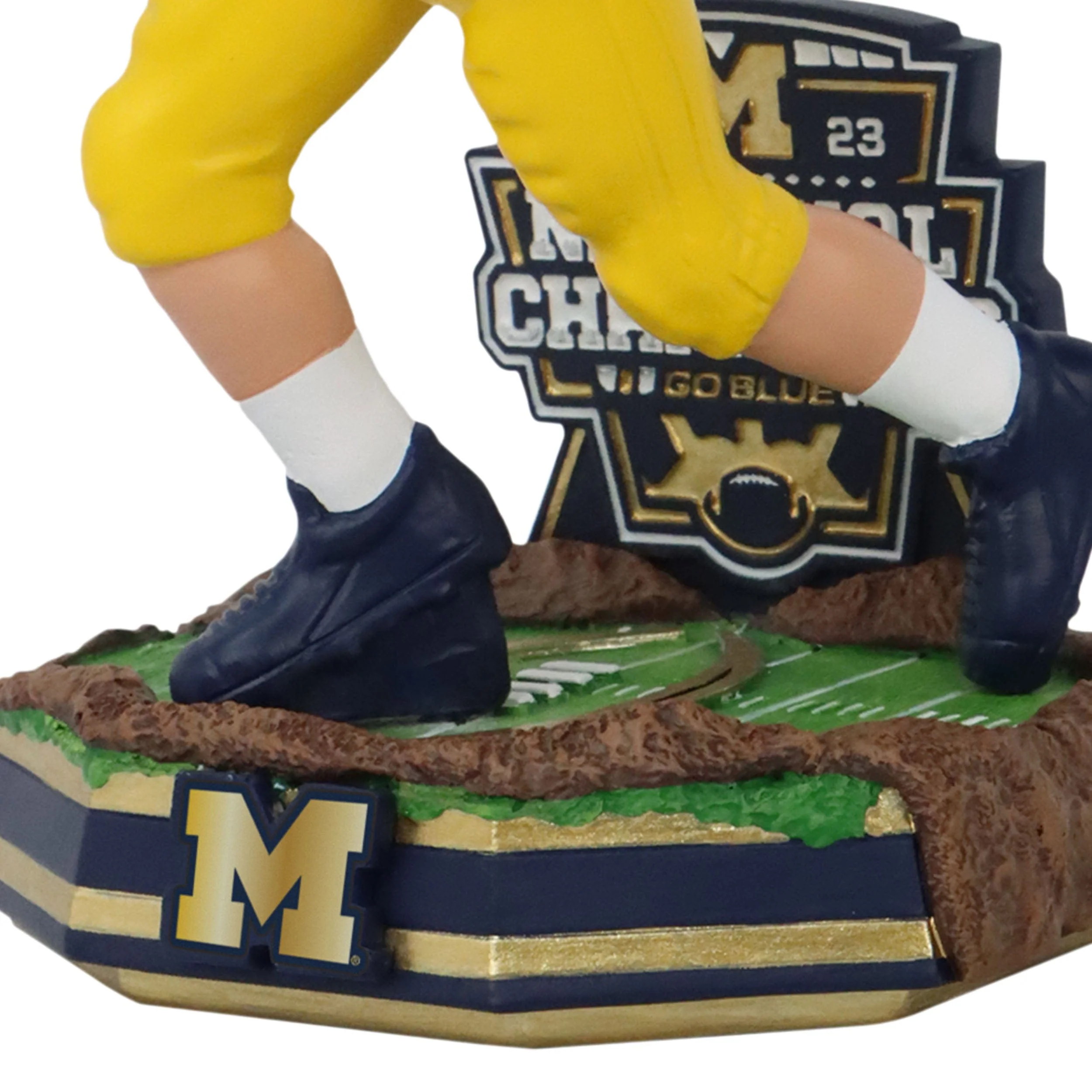 Michigan Wolverines NCAA 2023 Football National Champions Bobblehead - Image 3