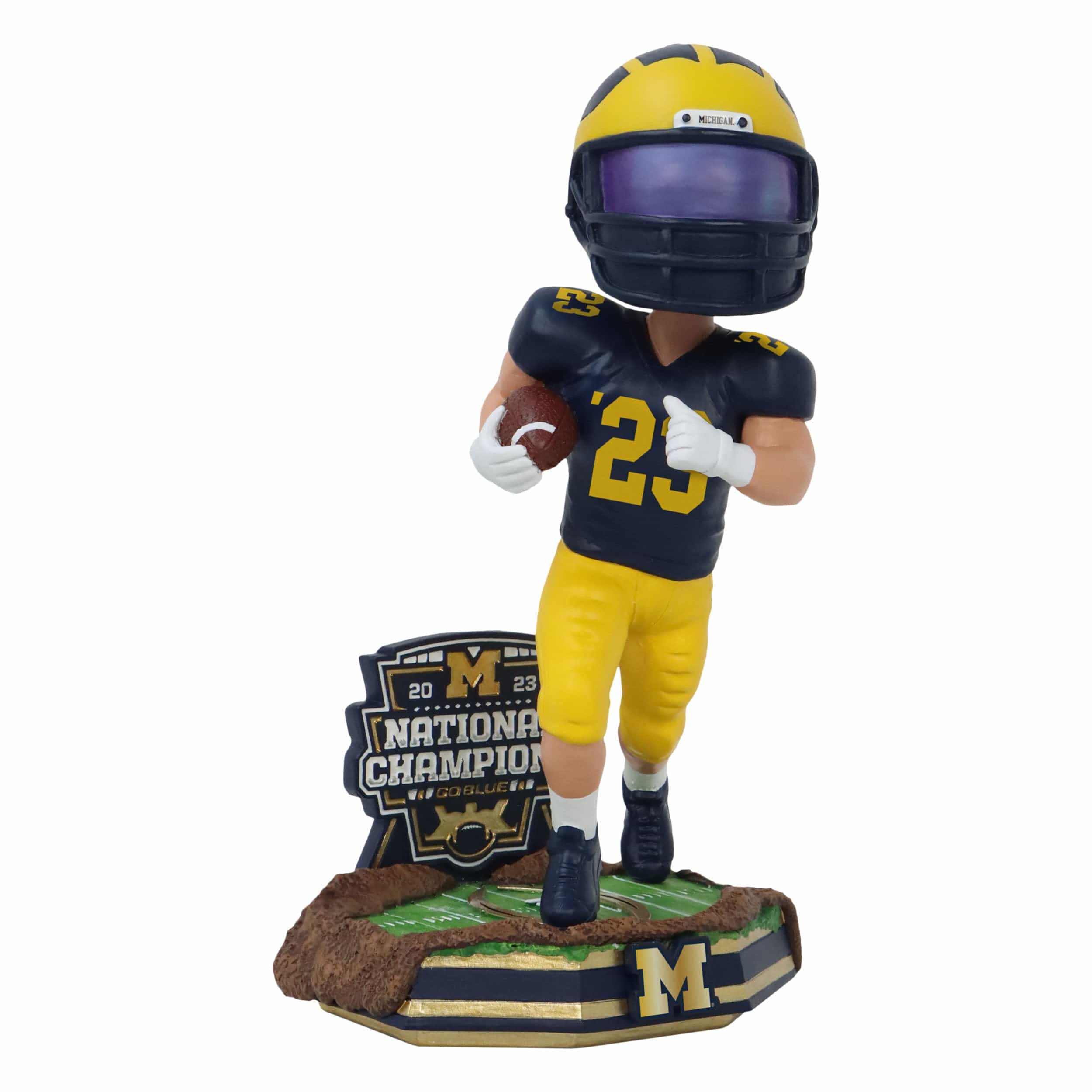 Michigan Wolverines NCAA 2023 Football National Champions Bobblehead - Image 4