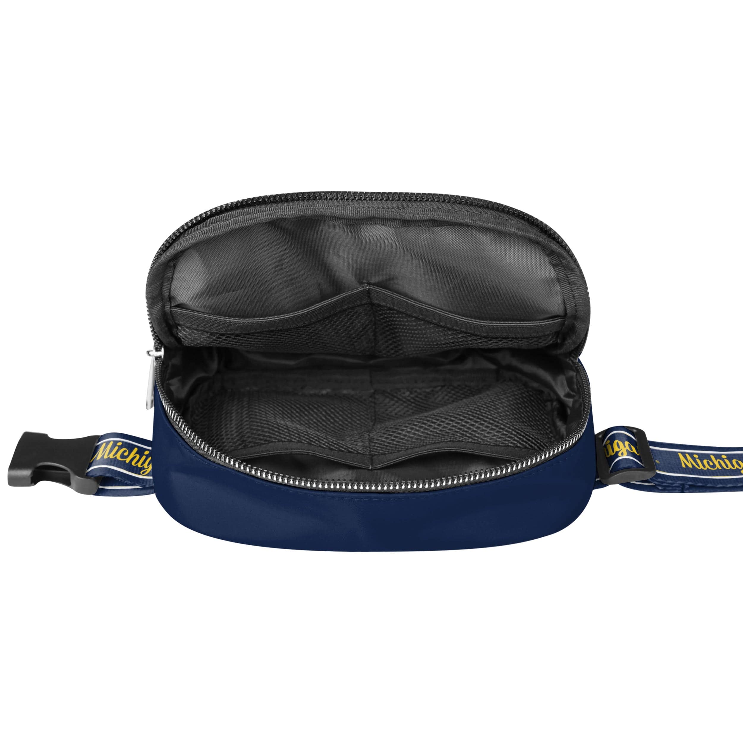Michigan Wolverines NCAA 2023 Football National Champions Team Wordmark Crossbody Belt Bag - Image 5