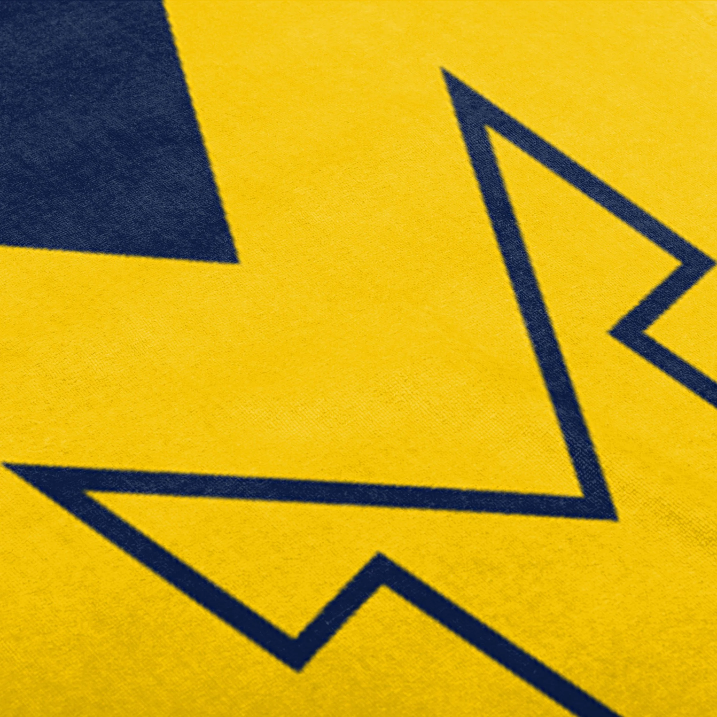 Michigan Wolverines NCAA Big Logo Beach Towel - Image 2