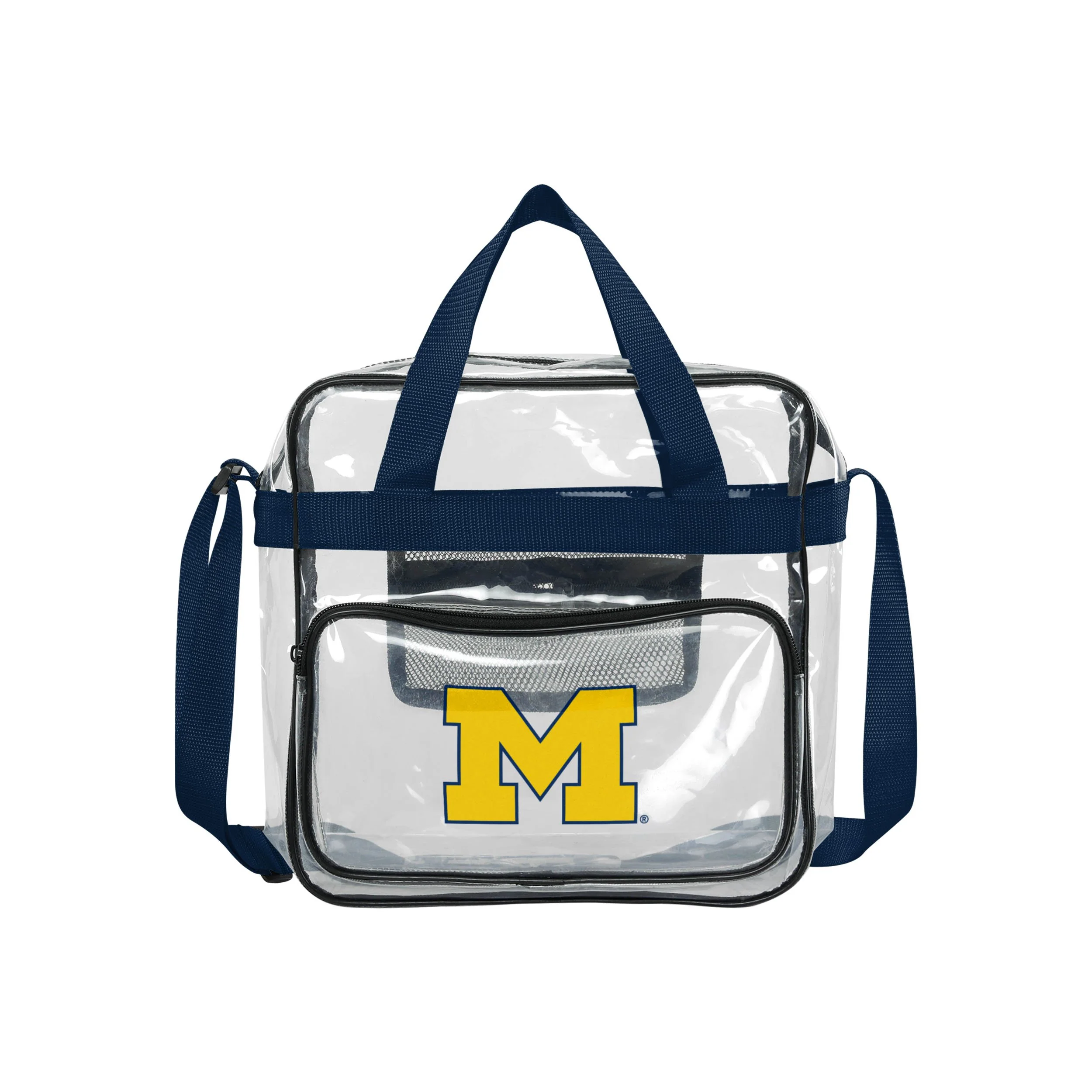 Michigan Wolverines NCAA Clear Messenger Bag
