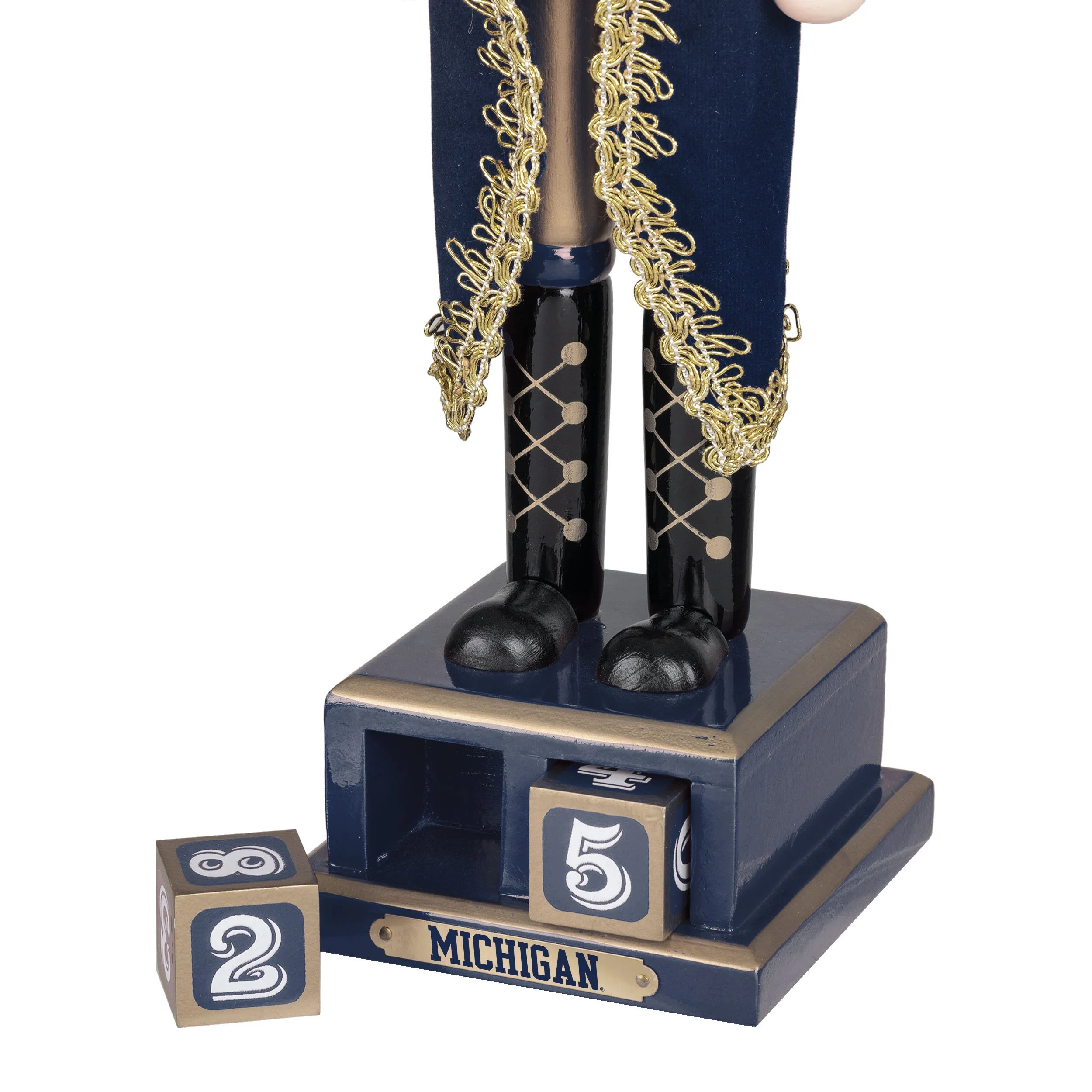 Michigan Wolverines NCAA Countdown Nutcracker - Image 4