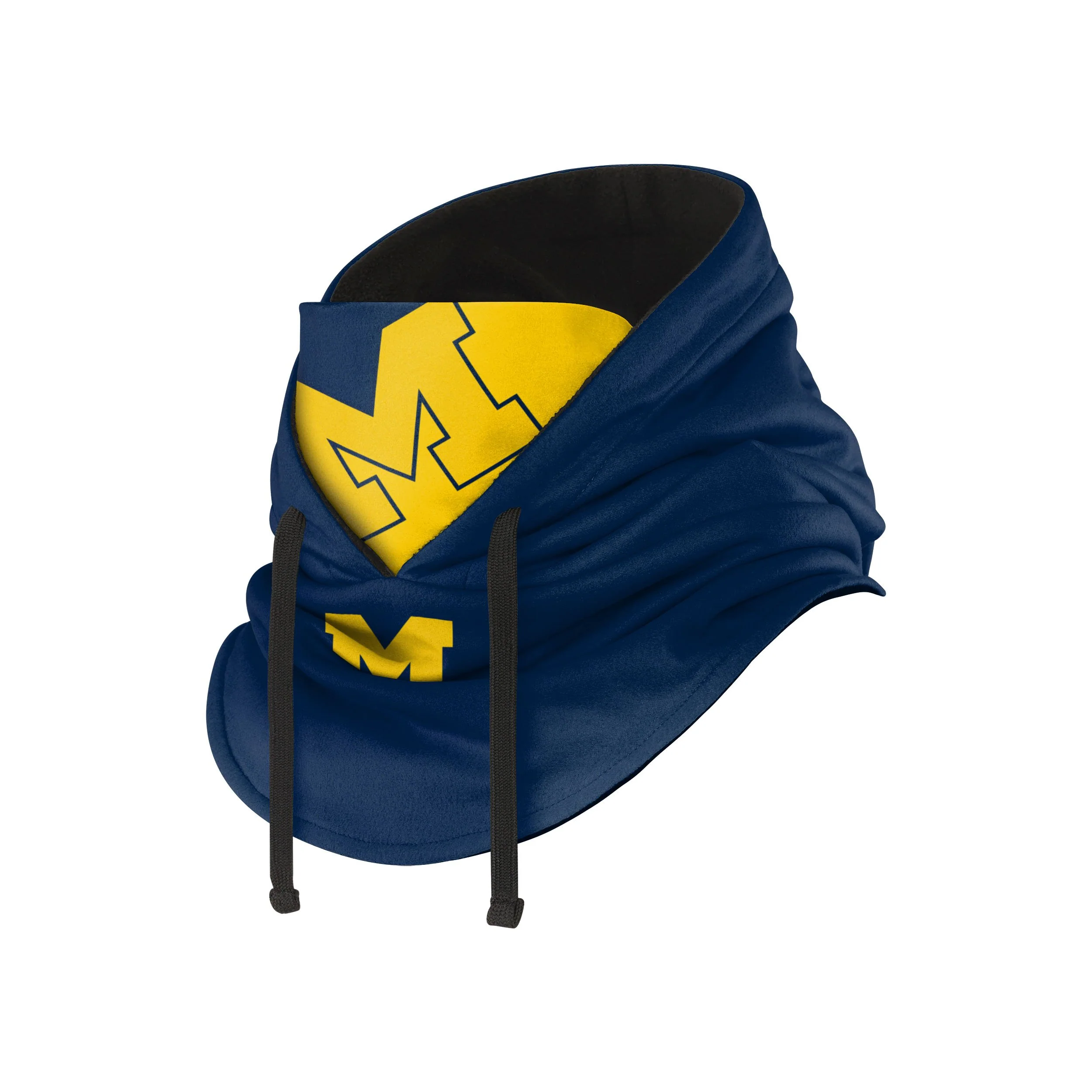 Michigan Wolverines NCAA Drawstring Hooded Gaiter - Image 2