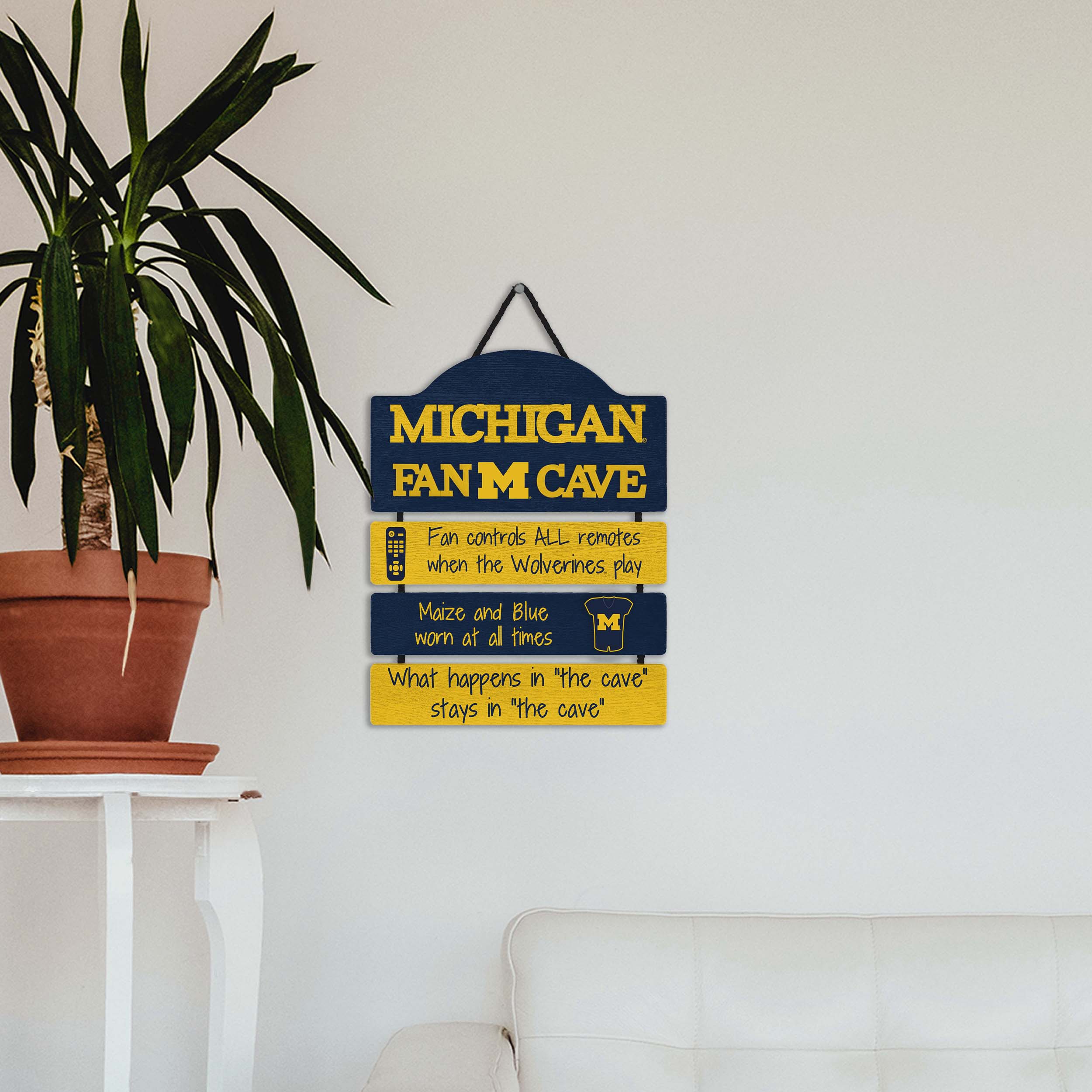 Michigan Wolverines NCAA Fancave Sign - Image 4