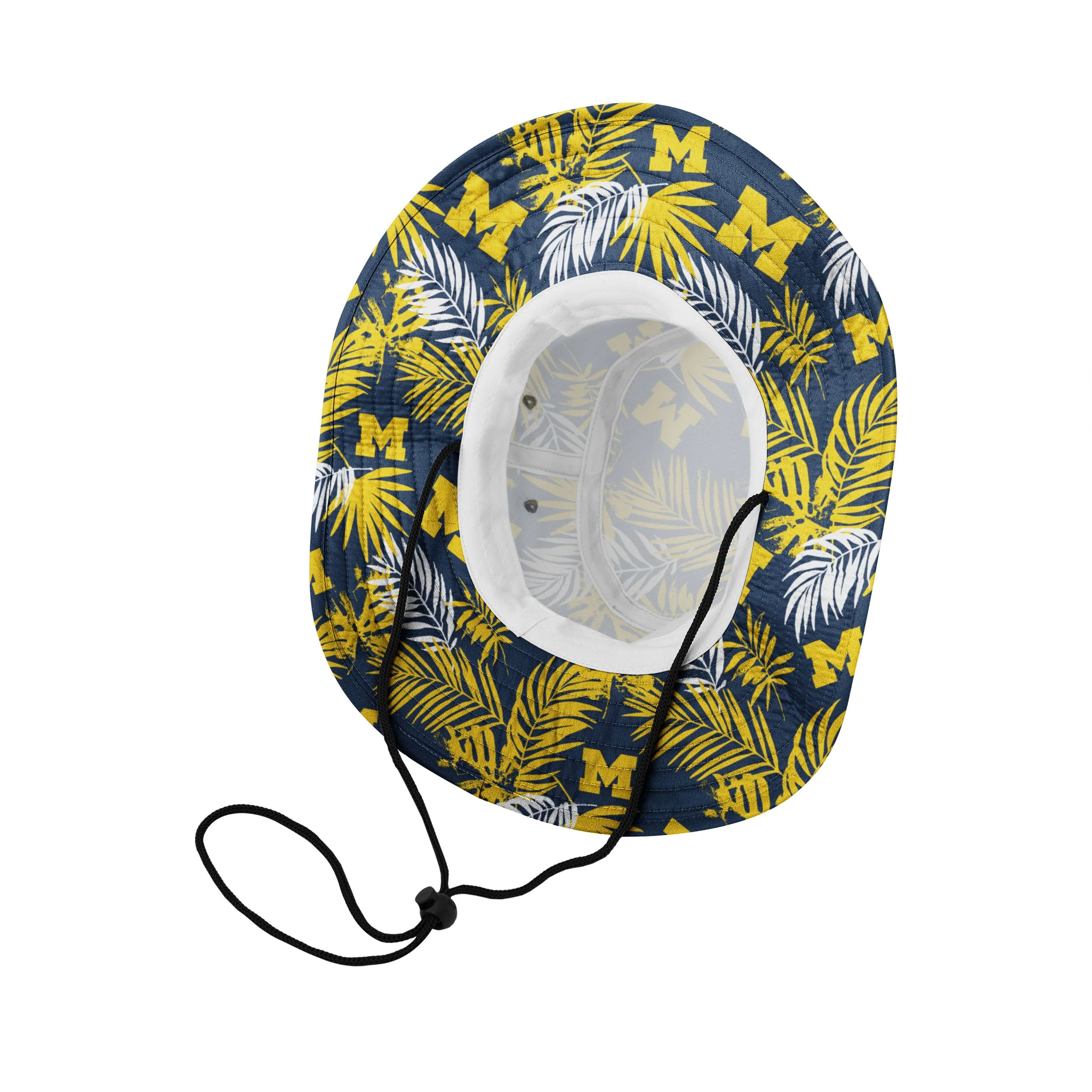 Michigan Wolverines NCAA Floral Boonie Hat - Image 3