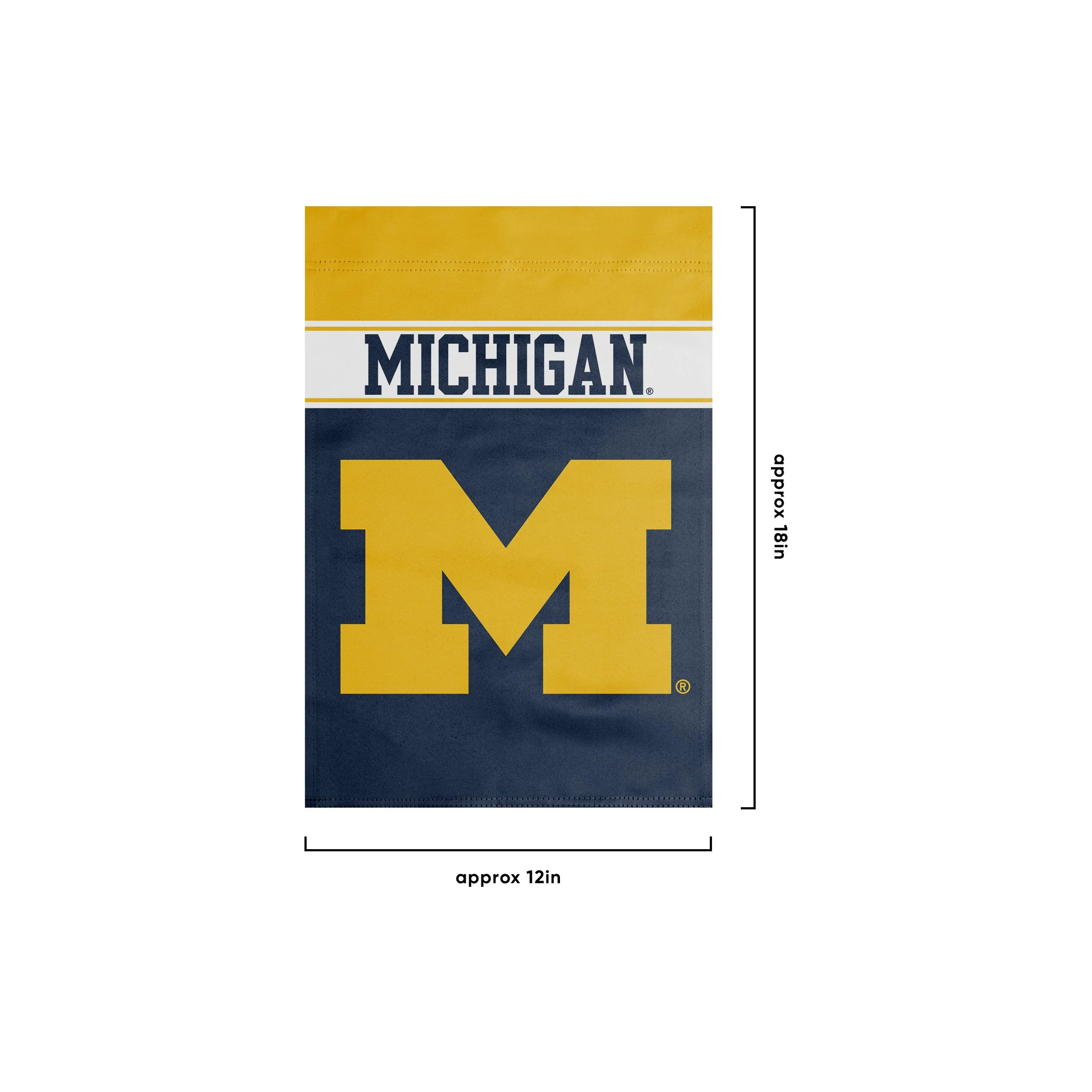 Michigan Wolverines NCAA Garden Flag - Image 3