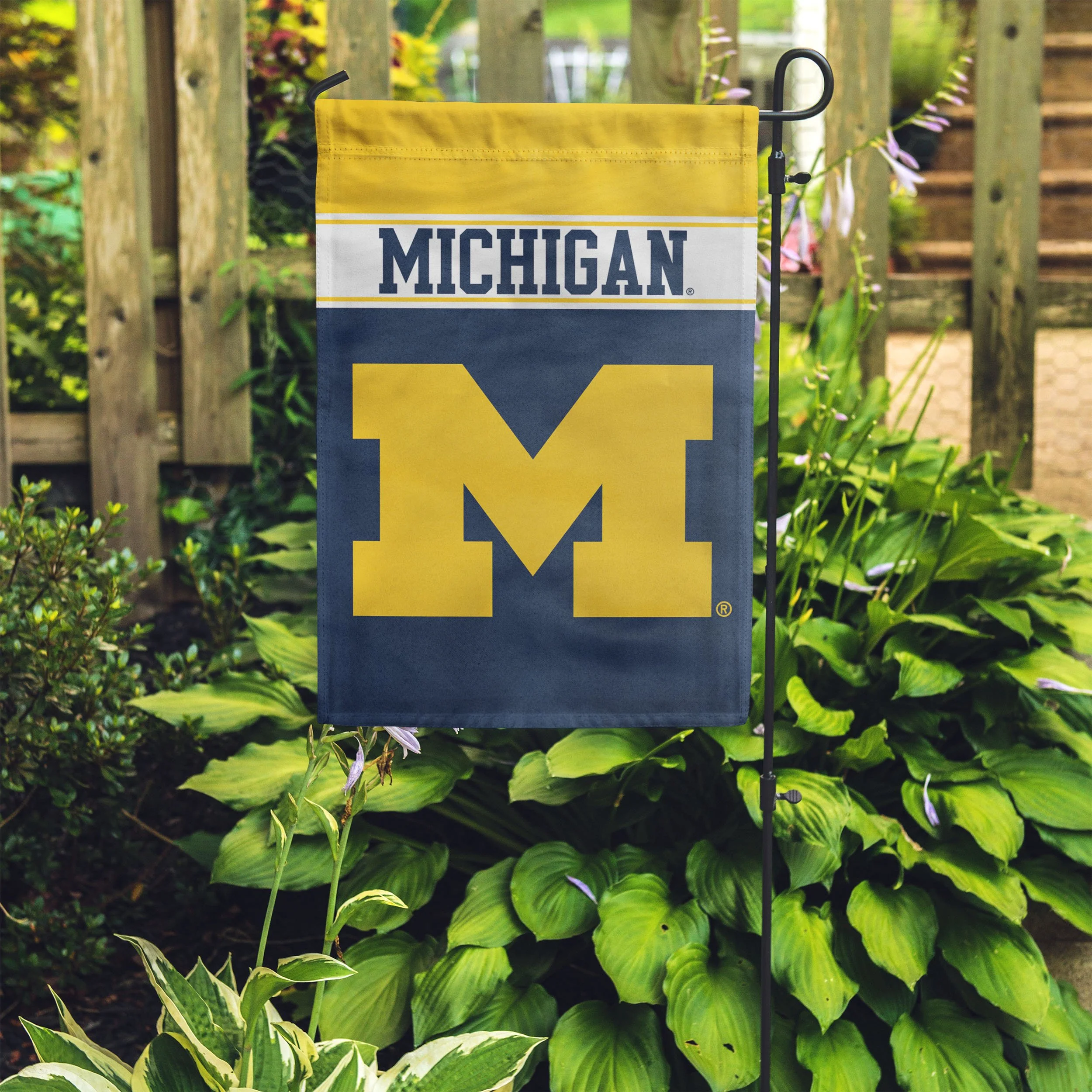 Michigan Wolverines NCAA Garden Flag - Image 4