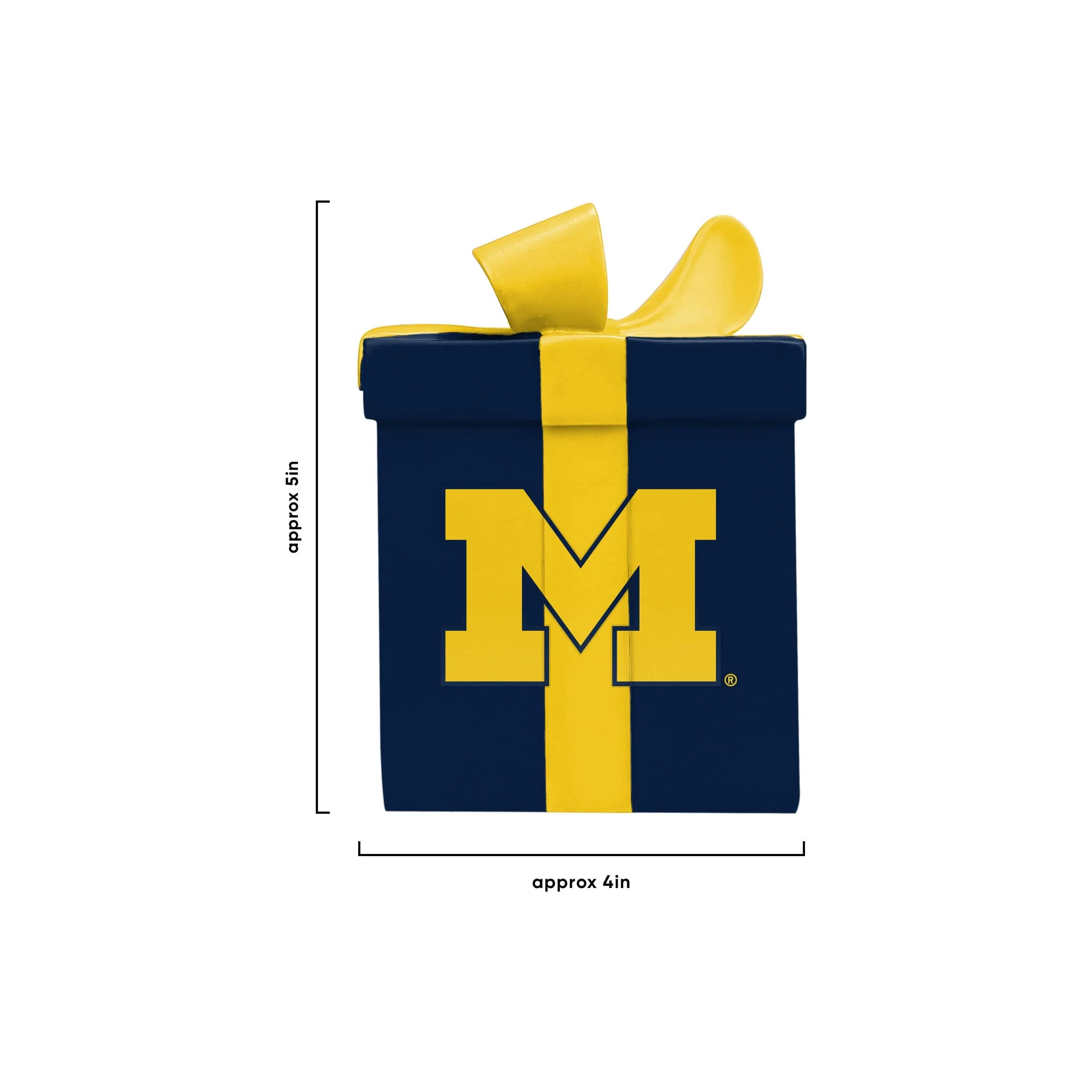 Michigan Wolverines NCAA Holiday 5 Pack Coaster Set - Image 4