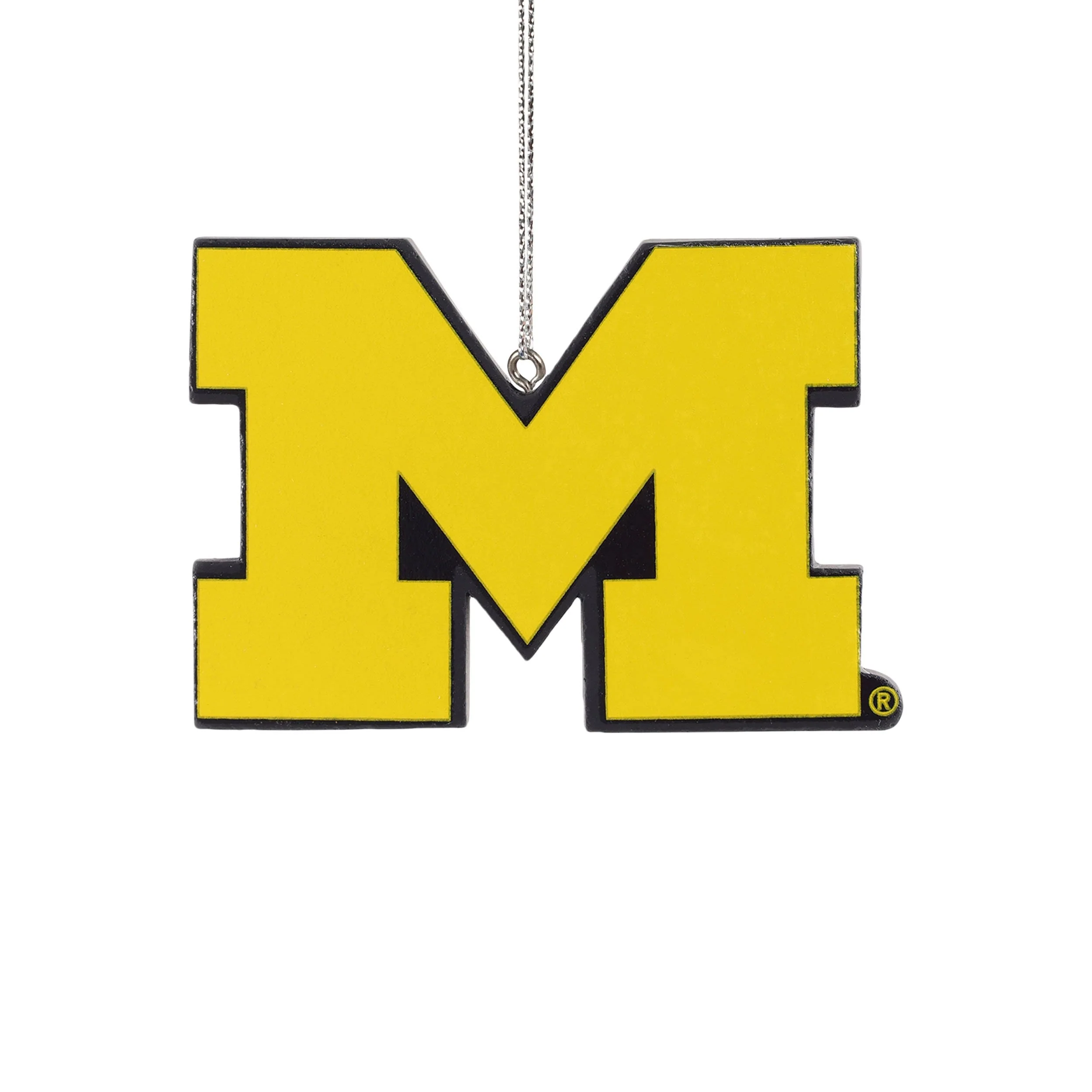 Michigan Wolverines NCAA Holiday Cheer Logo Ornament