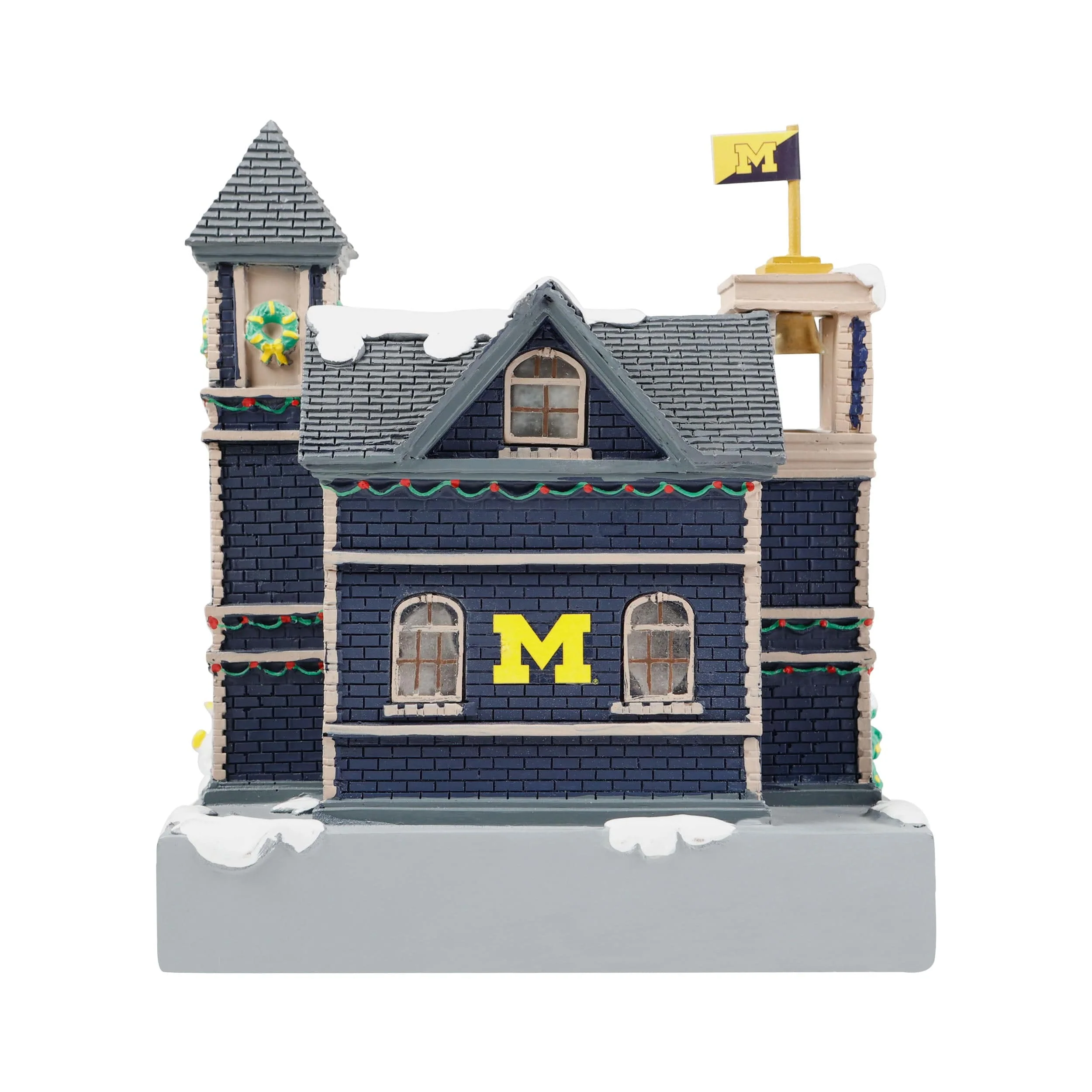 Michigan Wolverines NCAA Light Up Resin Team Firehouse - Image 5