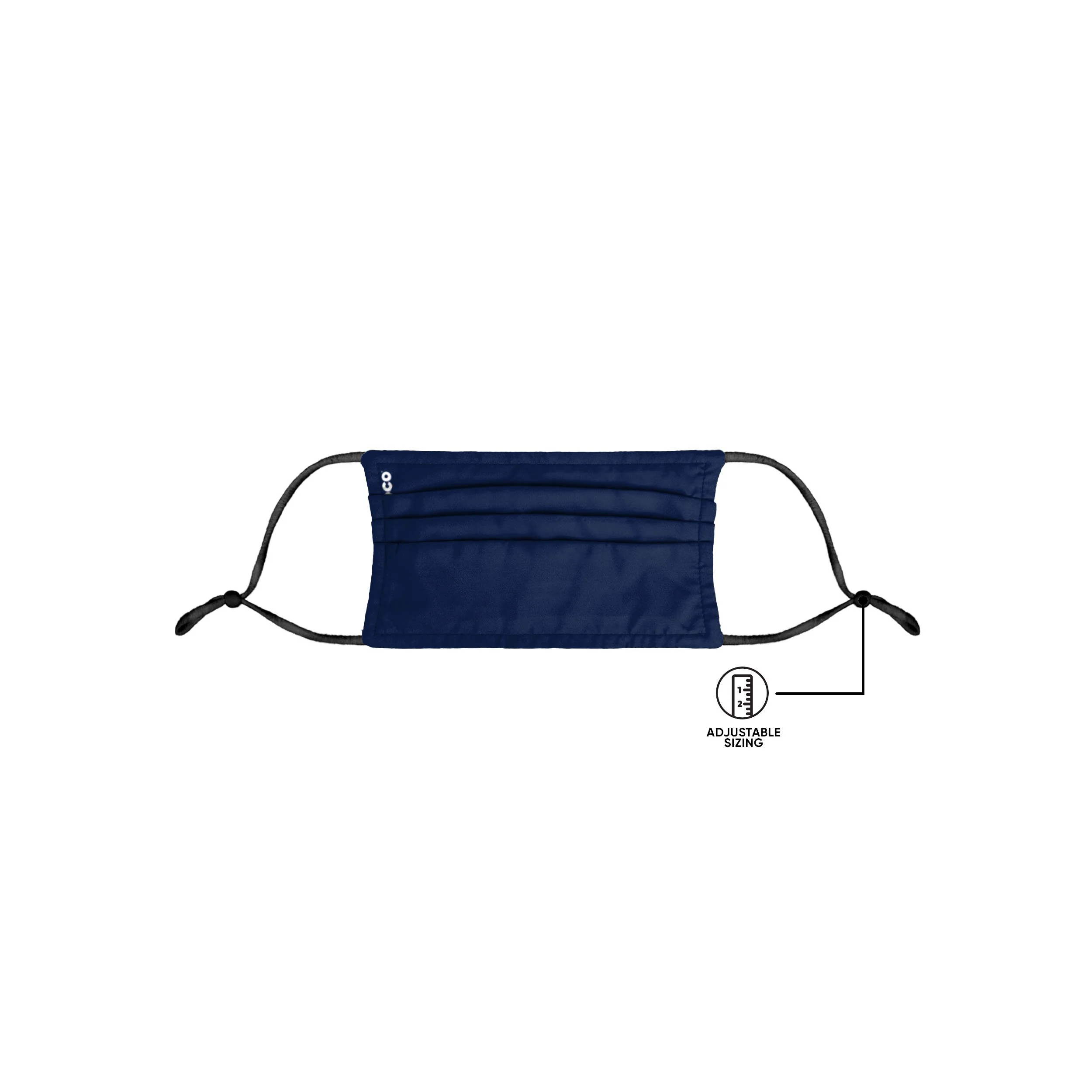 Michigan Wolverines NCAA Logo Rush Adjustable 2 Pack Face Cover - Image 5