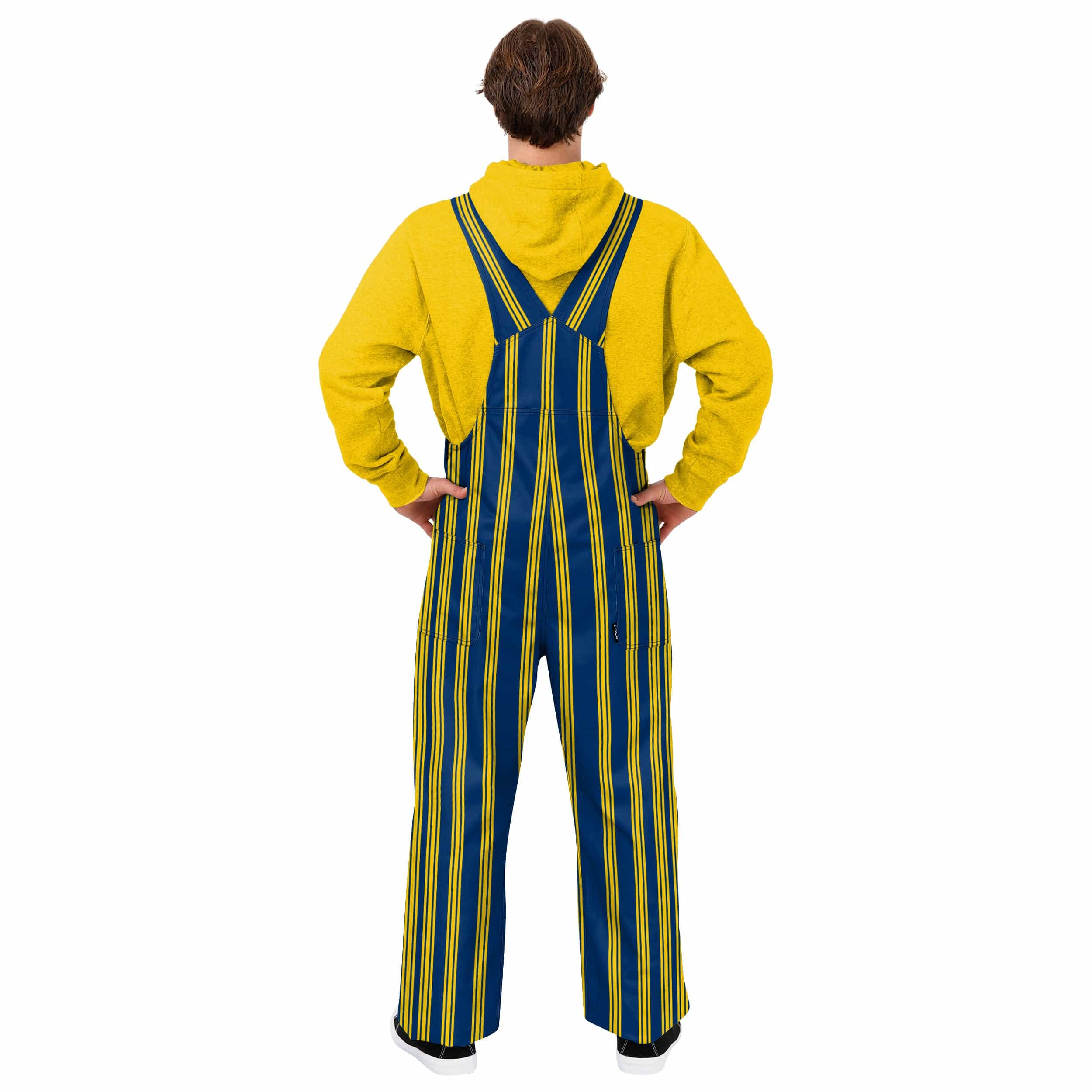 Michigan Wolverines NCAA Mens Sideline Spirit Bib Overalls - Image 2