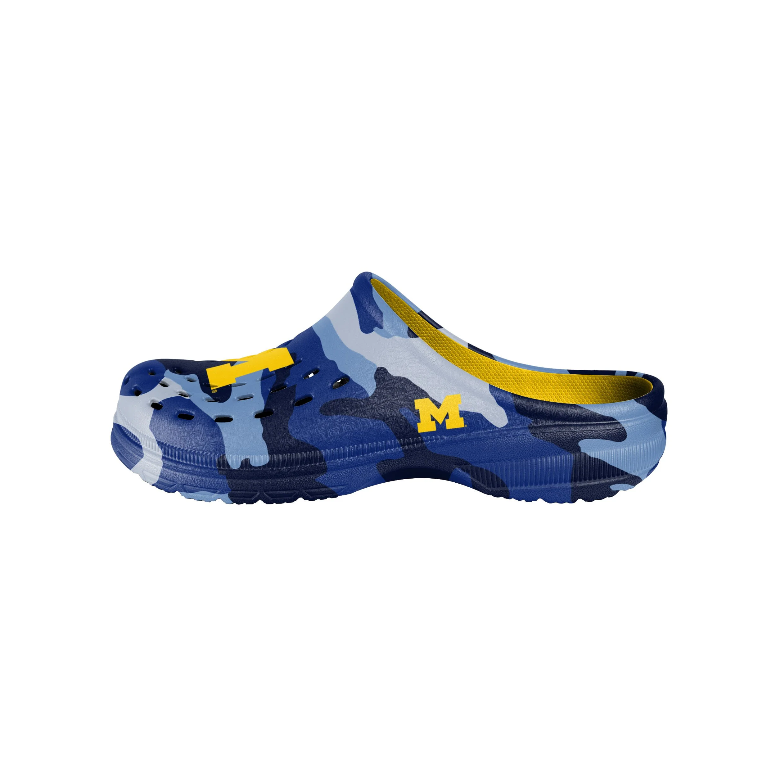 Michigan Wolverines NCAA Mens Tonal Camo Clog - Image 2
