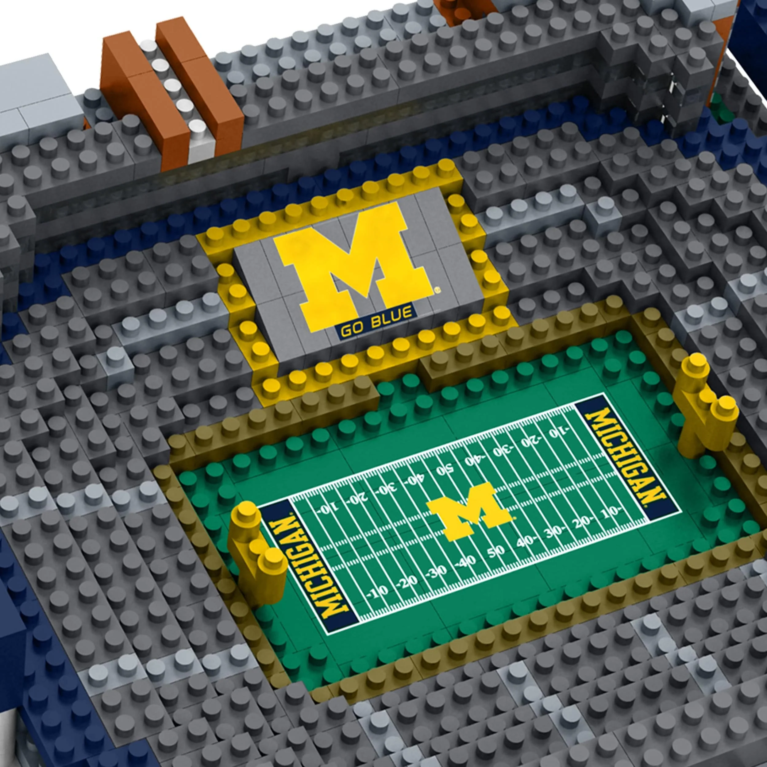Michigan Wolverines NCAA Mini BRXLZ Stadium - Michigan Stadium - Image 5