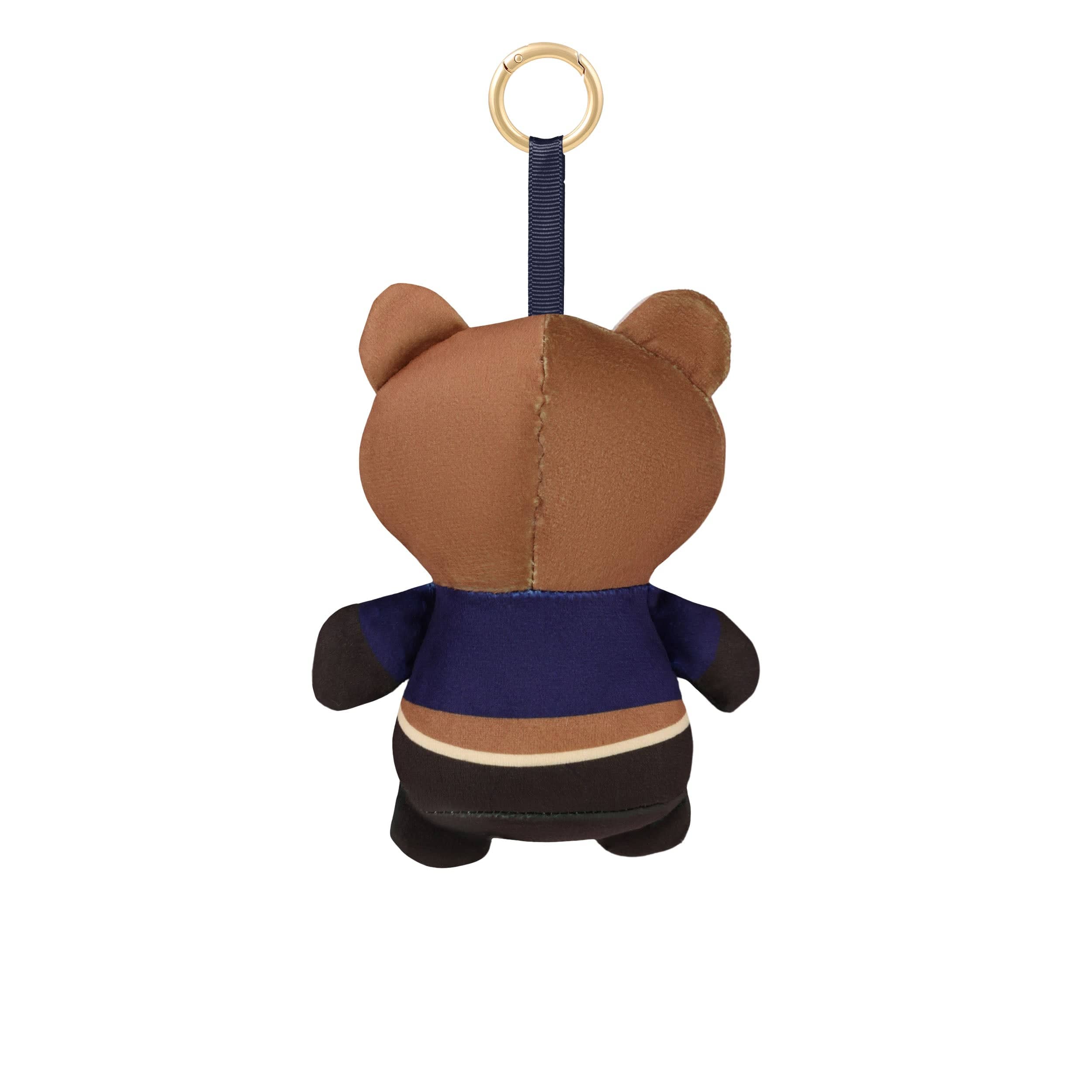 Michigan Wolverines NCAA Plush Teamie Beanie Bag Charm Keychain - Image 4