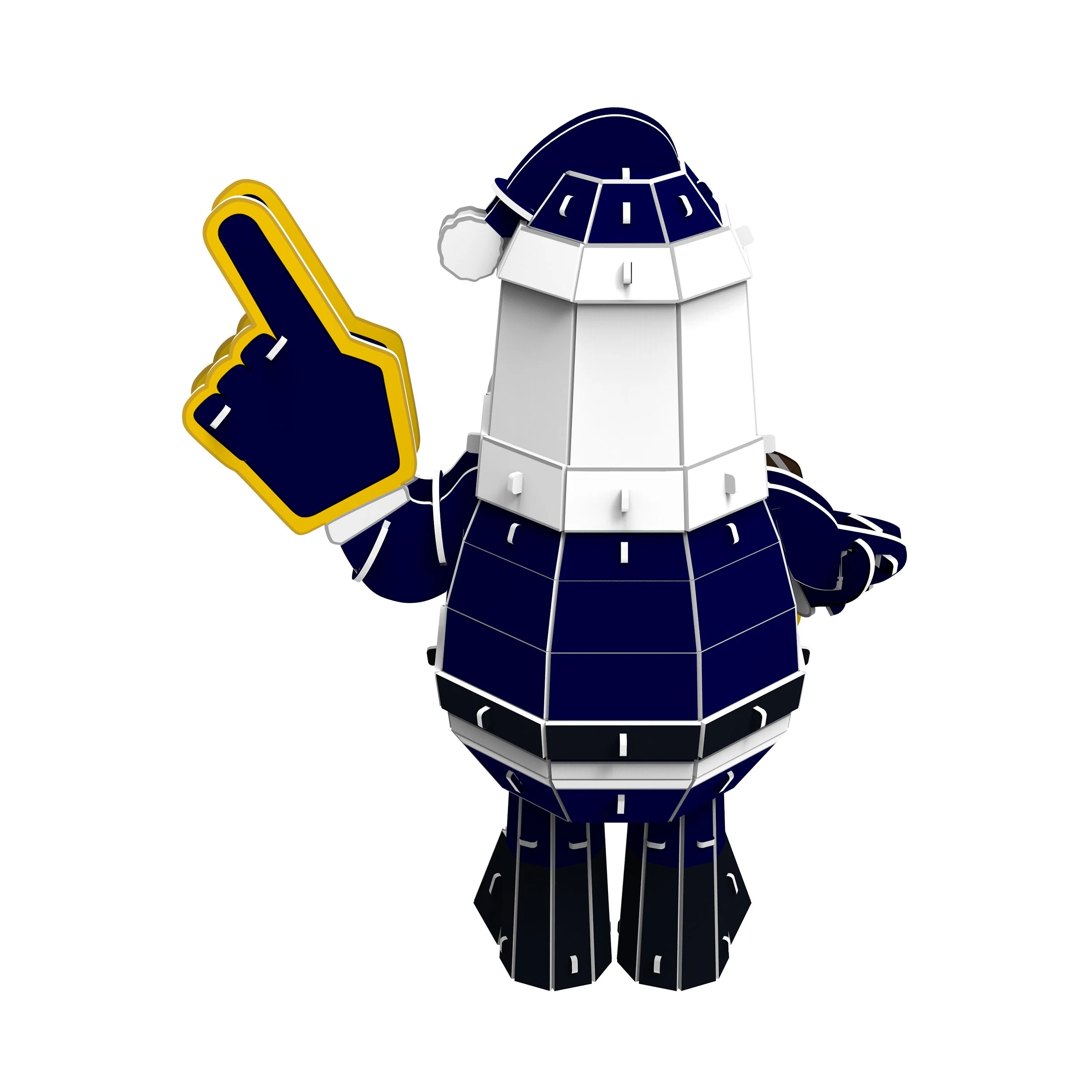Michigan Wolverines NCAA PZLZ Santa - Image 3