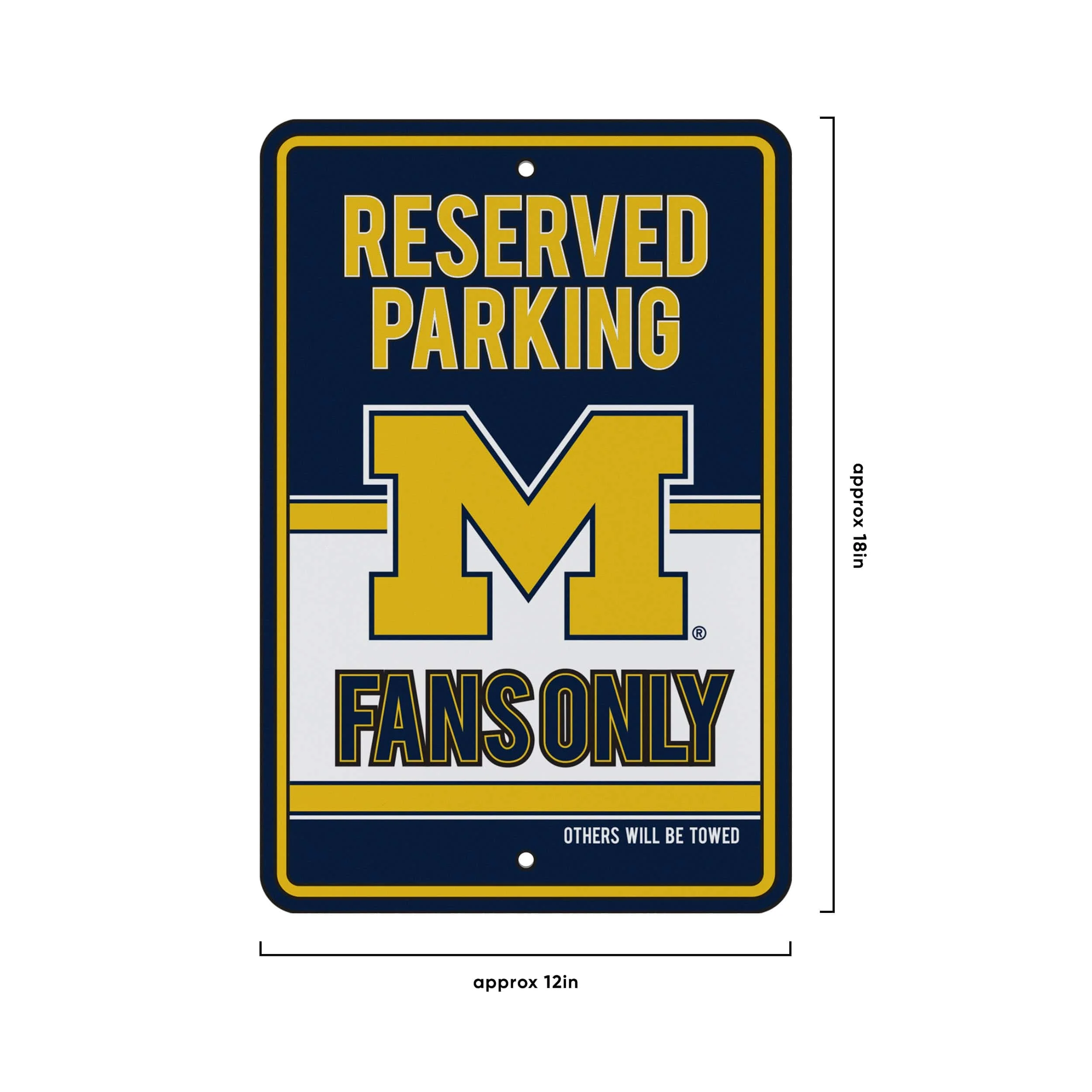 Michigan Wolverines NCAA Road Sign - Image 4