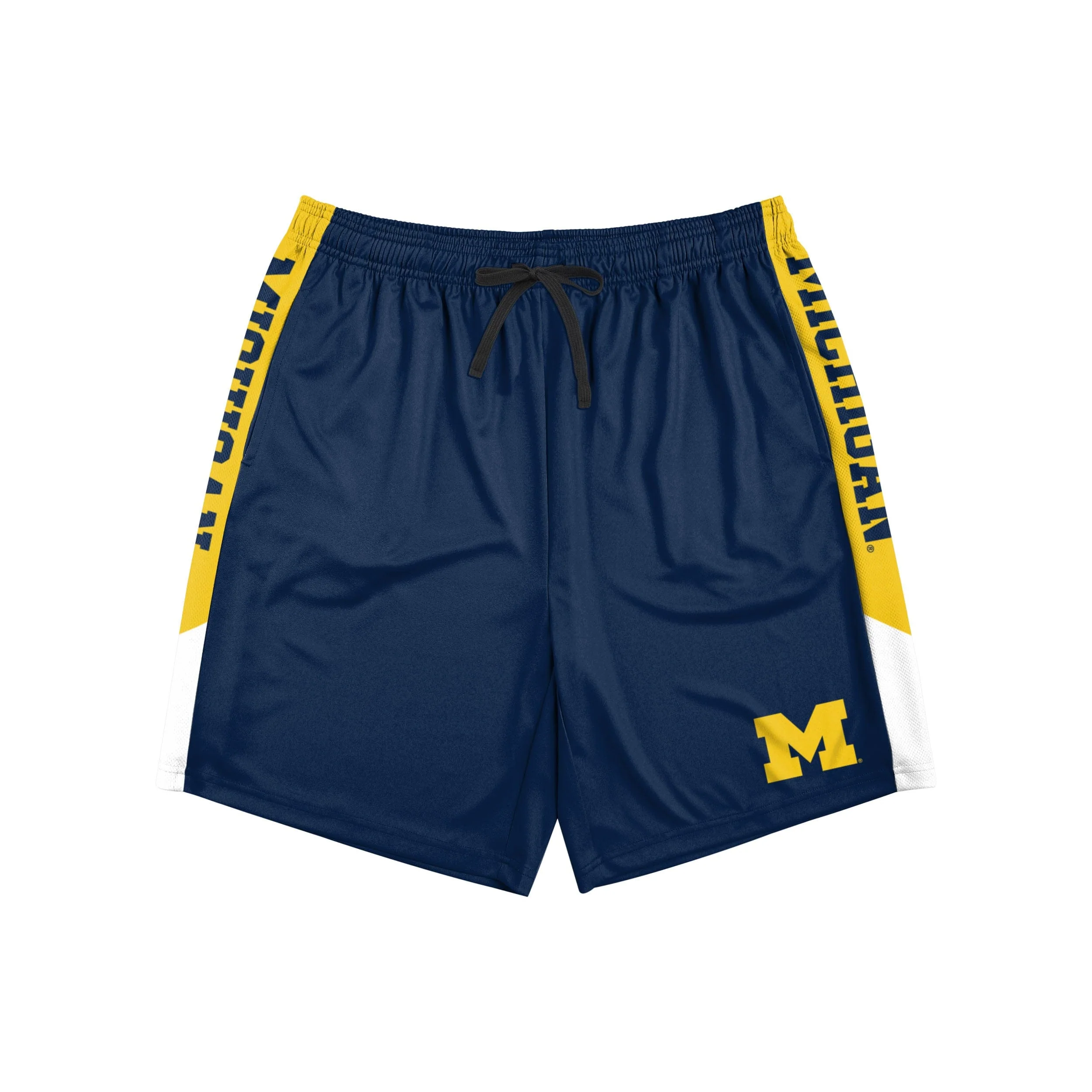 Michigan Wolverines NCAA Mens Side Stripe Training Shorts - Image 4