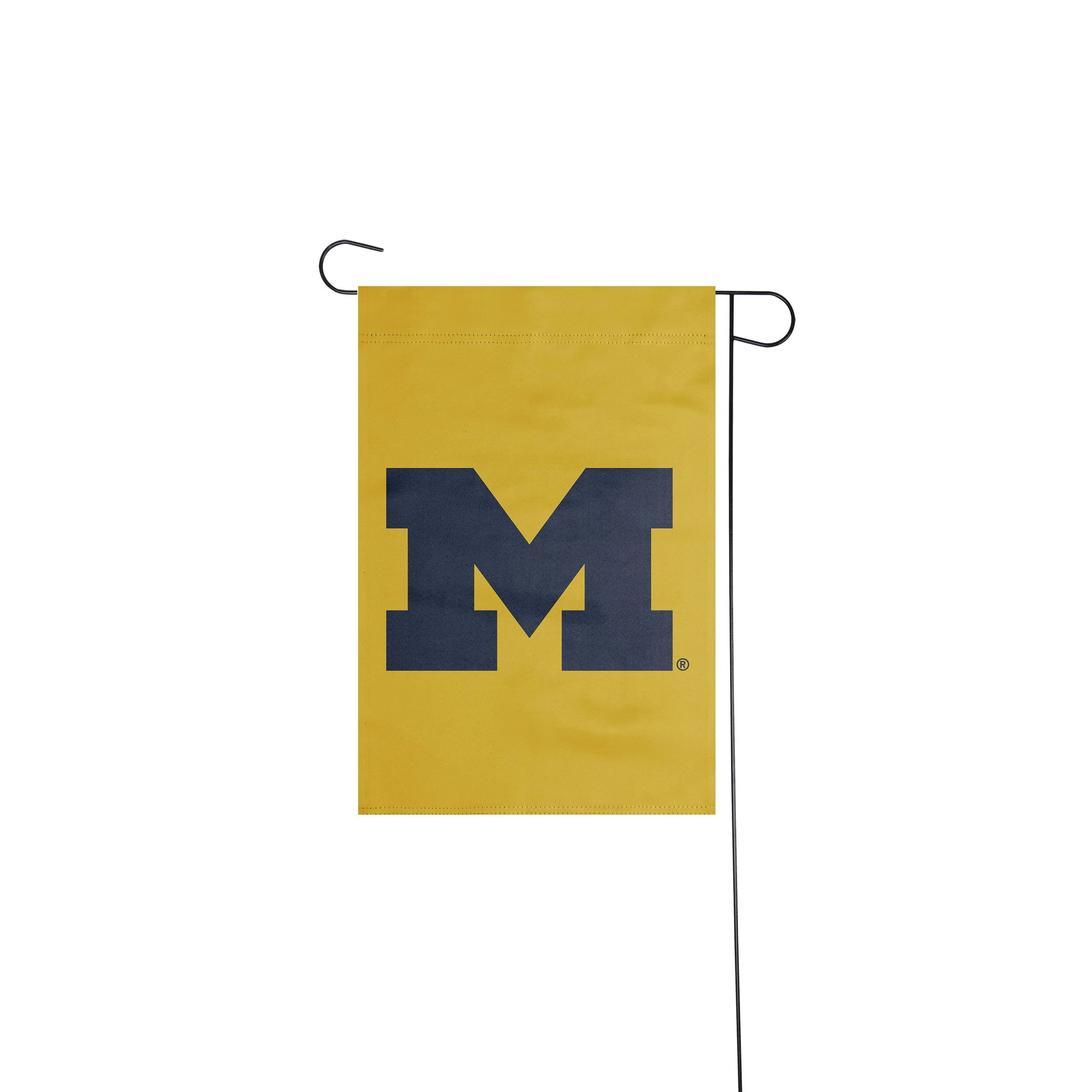 Michigan Wolverines NCAA Solid Garden Flag - Image 2